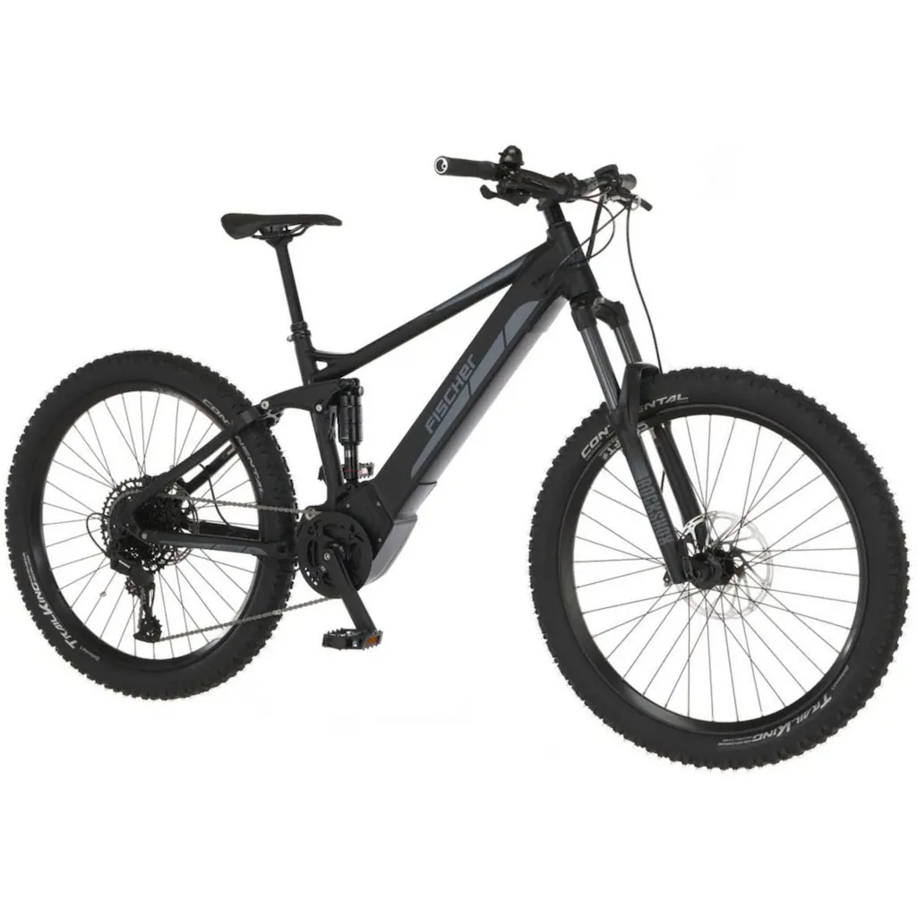 FISCHER Fahrrad E-Bike »MONTIS 6.0i Fully 504 44« 12 Gang SRAM SX 11-50 Kettenschaltung Pedelec Elektrofahrrad für Damen u. Herren MTB Mountainbike Black Friday Preise