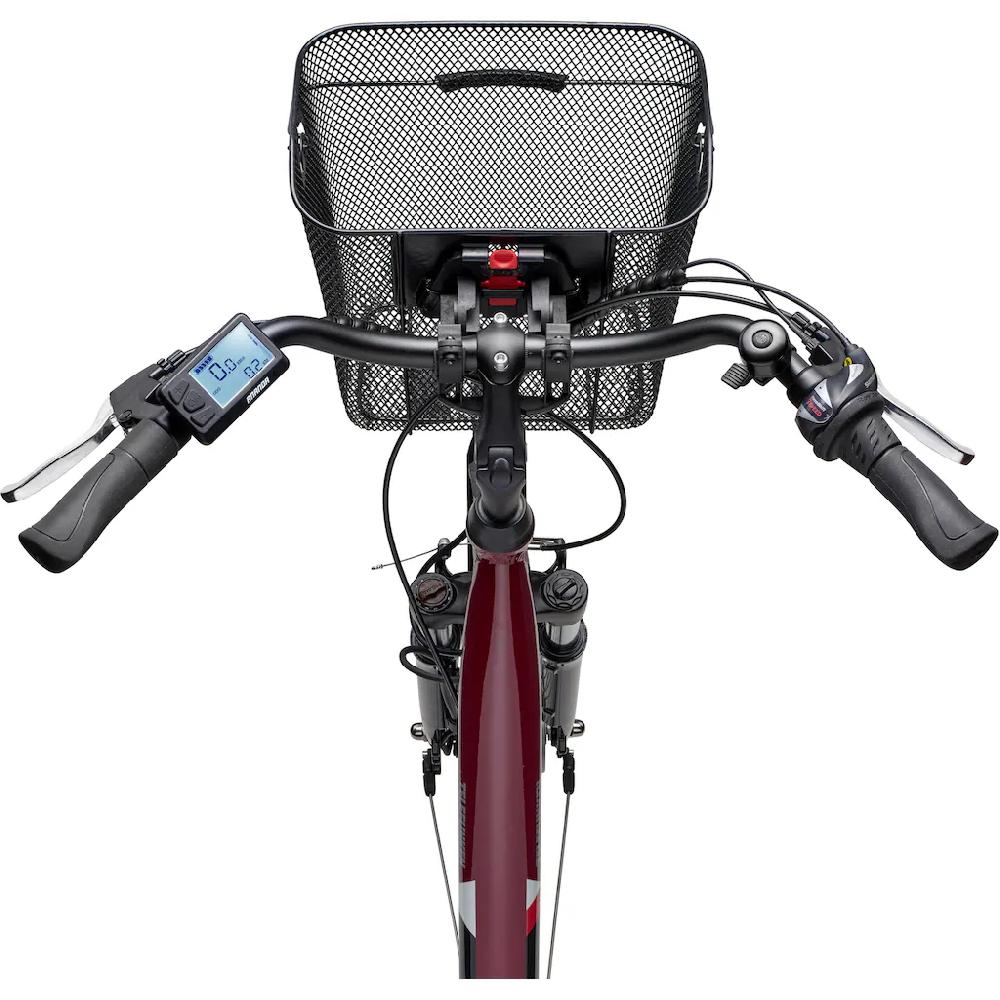 Telefunken E-Bike »Multitalent RC822« 7 Gang Shimano Tourney Frontmotor 250 W (ca. 100 km Reichweite-2 V-Bremsen-Beleuchtung-Straßenzulassung) City Elektrofahrrad Damen Herren 28 Zoll 36 V 374 Wh Akku Pedelec auf Rechnung Im Verkauf