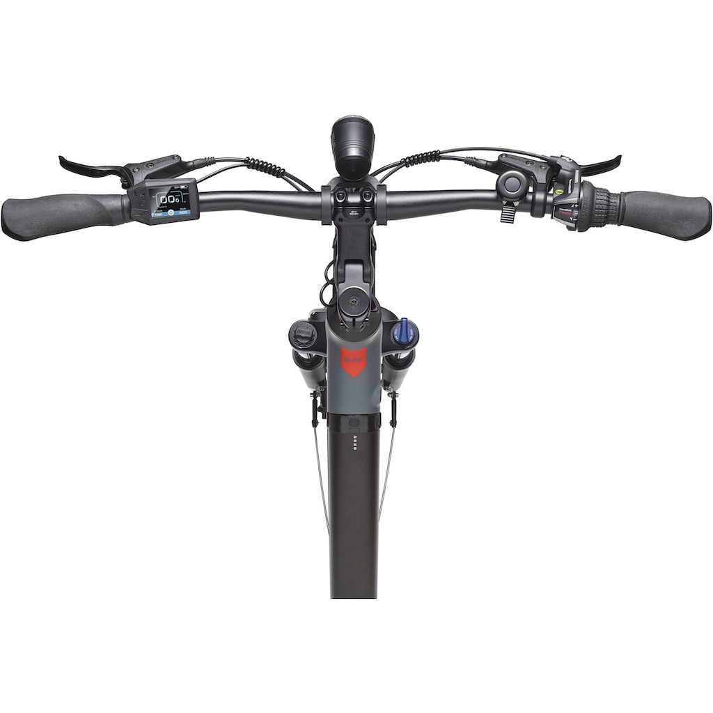 Telefunken E-Bike »SUV500« 7 Gang Shimano Mittelmotor 250 W (27 5 Zoll Straßenzulassung Scheibenbremsen) Pedelec Elektrofahrrad für Damen u. Herren Cityrad auf Rechnung Outlet