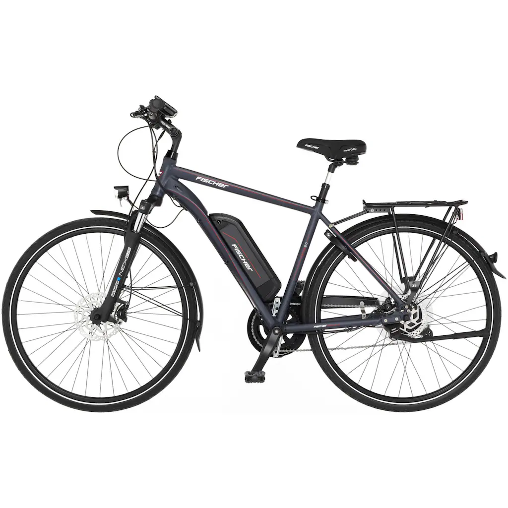 FISCHER Fahrrad E-Bike »VIATOR 2.0 Herren 422« 8 Gang Shimano Acera Pedelec Elektrofahrrad für Herren Trekkingrad Auslauf