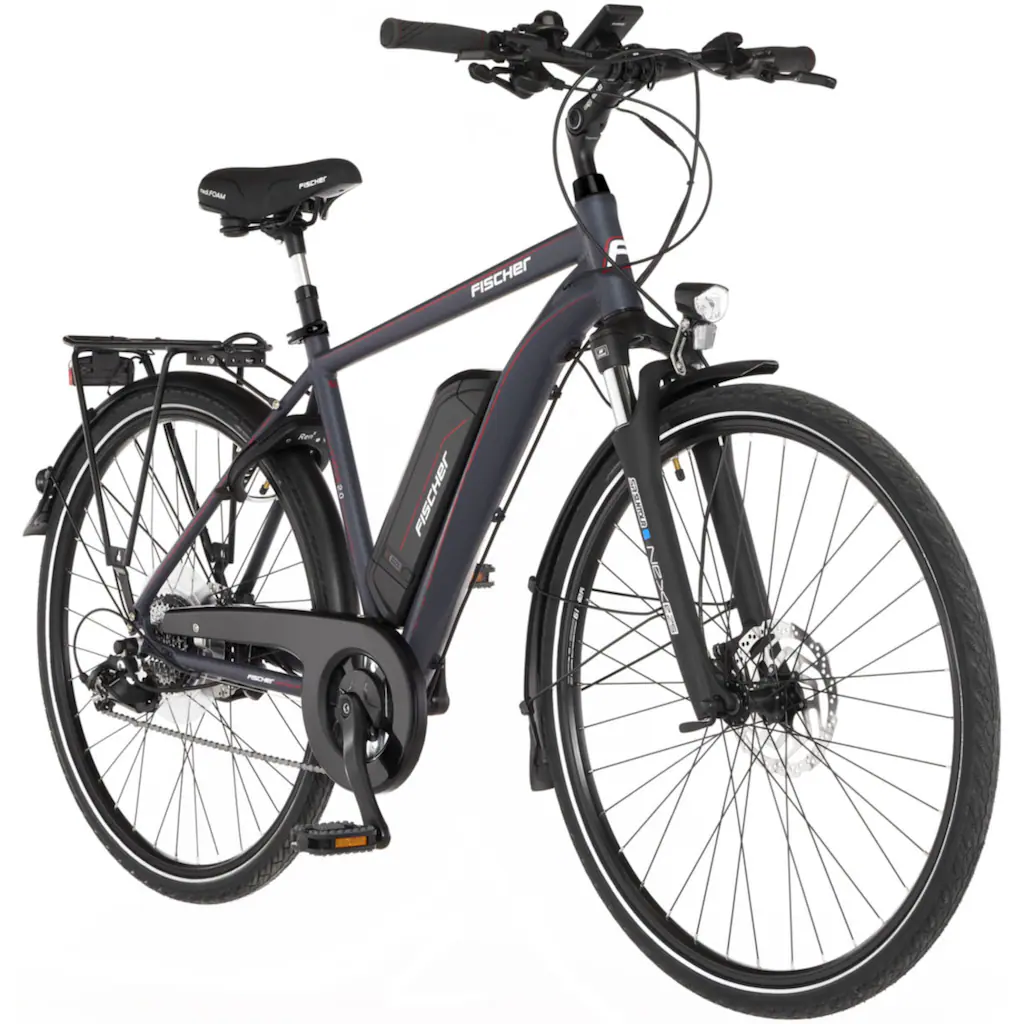 FISCHER Fahrrad E-Bike »VIATOR 2.0 Herren 422« 8 Gang Shimano Acera Pedelec Elektrofahrrad für Herren Trekkingrad Auslauf
