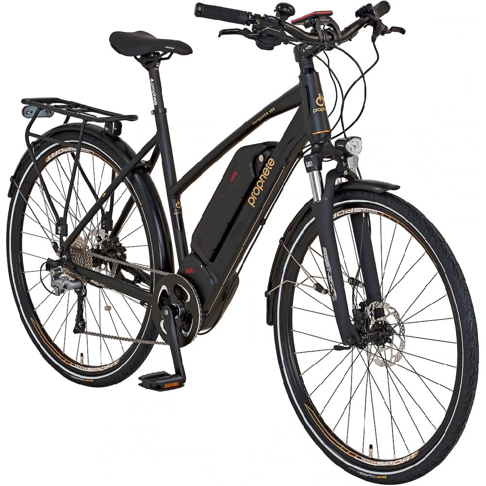 Prophete E-Bike »Entdecker eSport« 10 Gang Shimano Mittelmotor 250 W Pedelec Elektrofahrrad für Damen Trekkingrad auf Raten Angebote