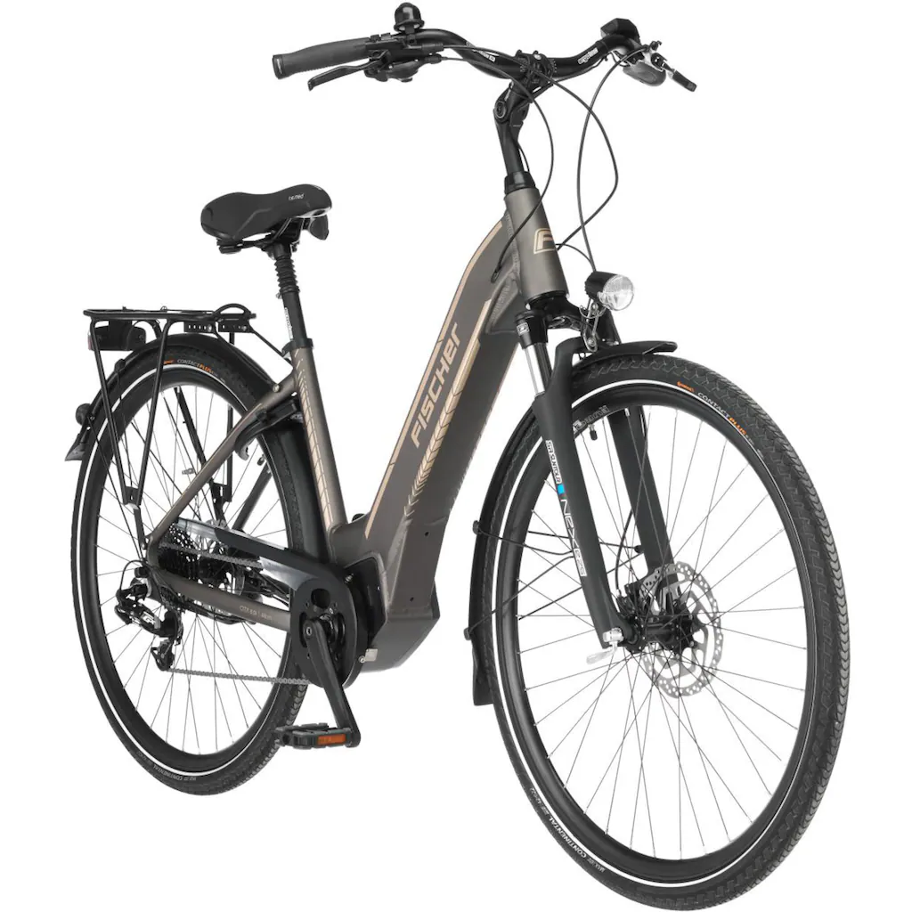 FISCHER Fahrrad E-Bike »CITA 6.0i 504« 10 Gang Pedelec Elektrofahrrad für Damen u. Herren Cityrad im Angebot