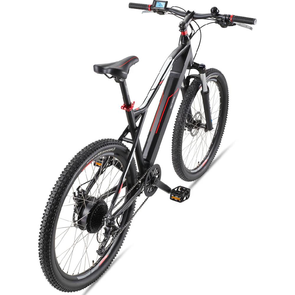 Telefunken E-Bike »Aufsteiger M924« 9 Gang Shimano Altus Heckmotor 250 W (36 V 504 Wh Akku-ca. 100 km Reichweite-Geländebike off road) Mountainbike MTB Elektrofahrrad Damen Herren 27 5 / 29 Zoll Pedelec Schlussverkauf