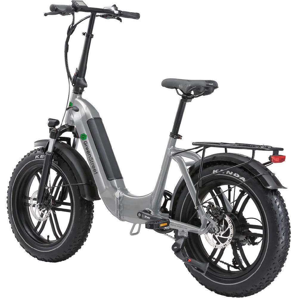 GreenStreet E-Bike »Tiefeinsteiger Klapprad GS5« 7 Gang Shimano Heckmotor 250 W (Set 2 tlg. mit Akku-Ladegeräte Fat Tires) Pedelec Elektrofahrrad für Damen u. Herren Klapprad auf Rechnung bestellen Blitzverkäufe