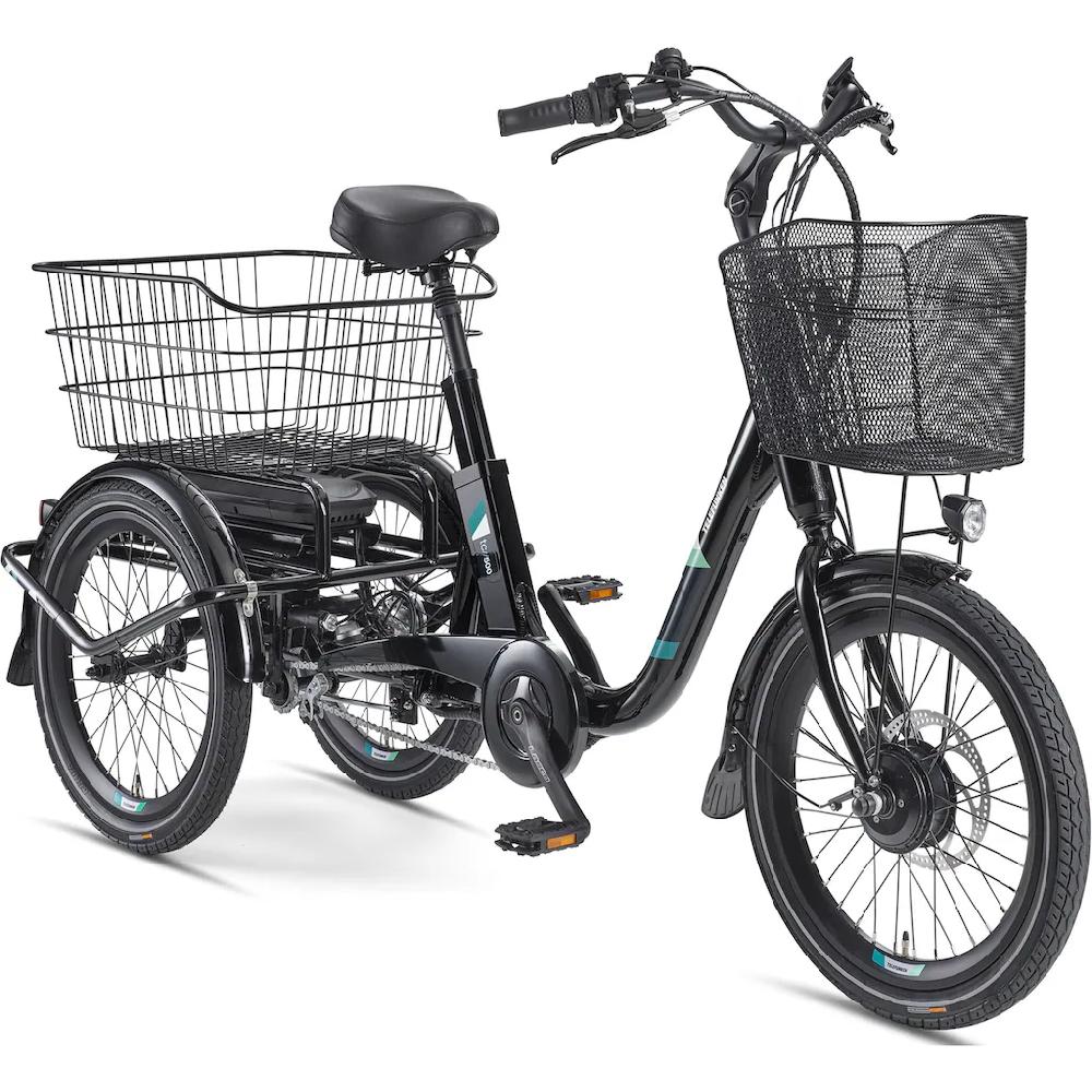 Telefunken E-Bike »TC500« 3 Gang Frontmotor 250 W Pedelec Elektrofahrrad für Damen u. Herren Dreirad auf Raten Kostenloser Versand