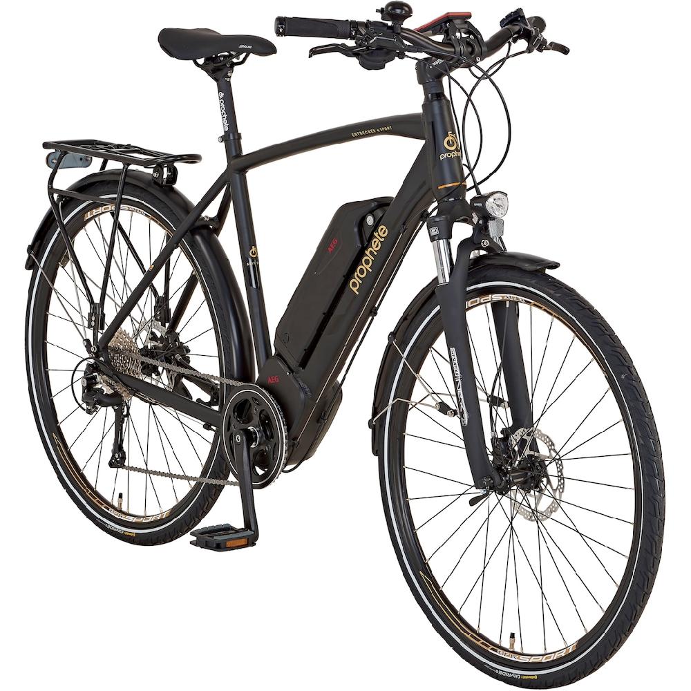 Prophete E-Bike »Entdecker eSport« 10 Gang Shimano Mittelmotor 250 W Pedelec Elektrofahrrad für Herren Trekkingrad auf Rechnung online kaufen Blitzangebot