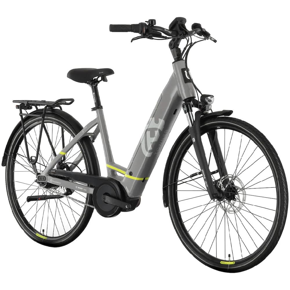 Husqvarna E-BICYCLES E-Bike »E-Citybike Towner 2« 8 Gang Shimano Nexus Mittelmotor 250 W (28 Zoll Bosch Motor Rücktritt Scheibenbremsen mit Straßenzulassung) Pedelec Elektrofahrrad für Herren u. Damen Cityrad tiefer Einstie Tägliche Deals