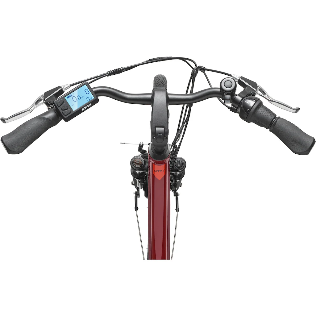 Telefunken E-Bike »Multitalent RC845« 7 Gang Shimano Frontmotor 250 W (28 Zoll Straßenzulassung ca. 100 km Reichweite) Pedelec Elektrofahrrad für Herren u. Damen tiefer Einstieg Cityrad auf Rechnung Wochenangebot