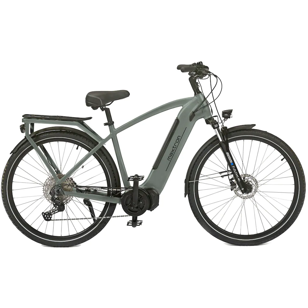 Maxtron E-Bike »MTS 20X« 11 Gang Shimano Deore Mittelmotor 250 W Pedelec Elektrofahrrad für Herren Trekkingrad auf Rechnung Kostenlose Rückgabe