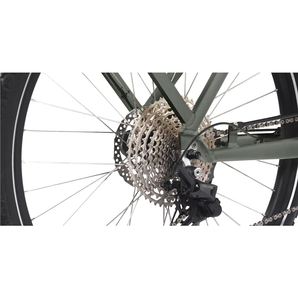 Maxtron E-Bike »MTS 20X« 11 Gang Shimano Deore Mittelmotor 250 W Pedelec Elektrofahrrad für Herren Trekkingrad auf Rechnung Kostenlose Rückgabe