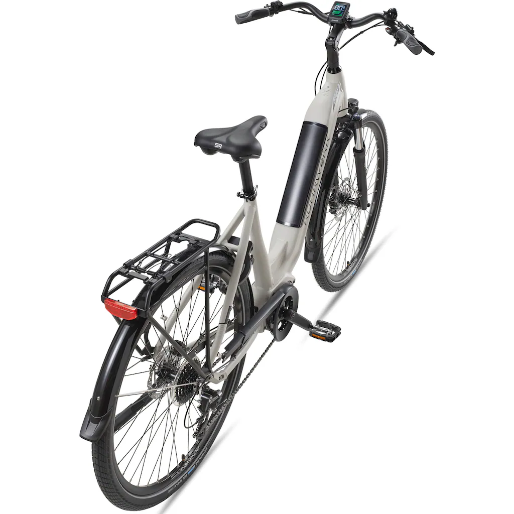 RUHRWERK E-Bike »MC800« 8 Gang Shimano Acera Mittelmotor 250 W Pedelec Elektrofahrrad für Damen u. Herren Cityrad auf Rechnung JETZT KAUFEN