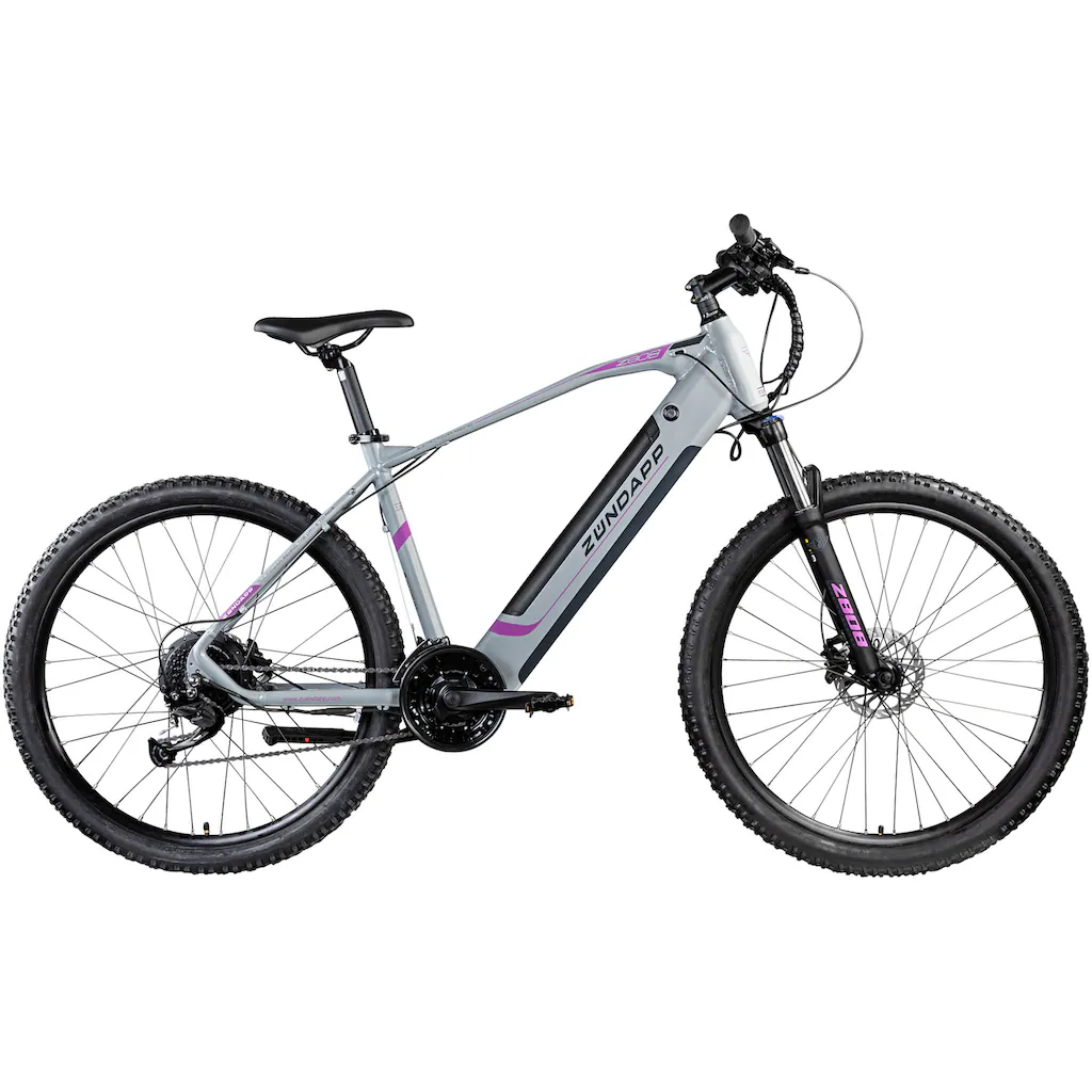 Zündapp E-Bike »Z808« 24 Gang Alivio Heckmotor 250 W Pedelec Elektrofahrrad für Damen u. Herren MTB Mountainbike Letzte 2 Tage