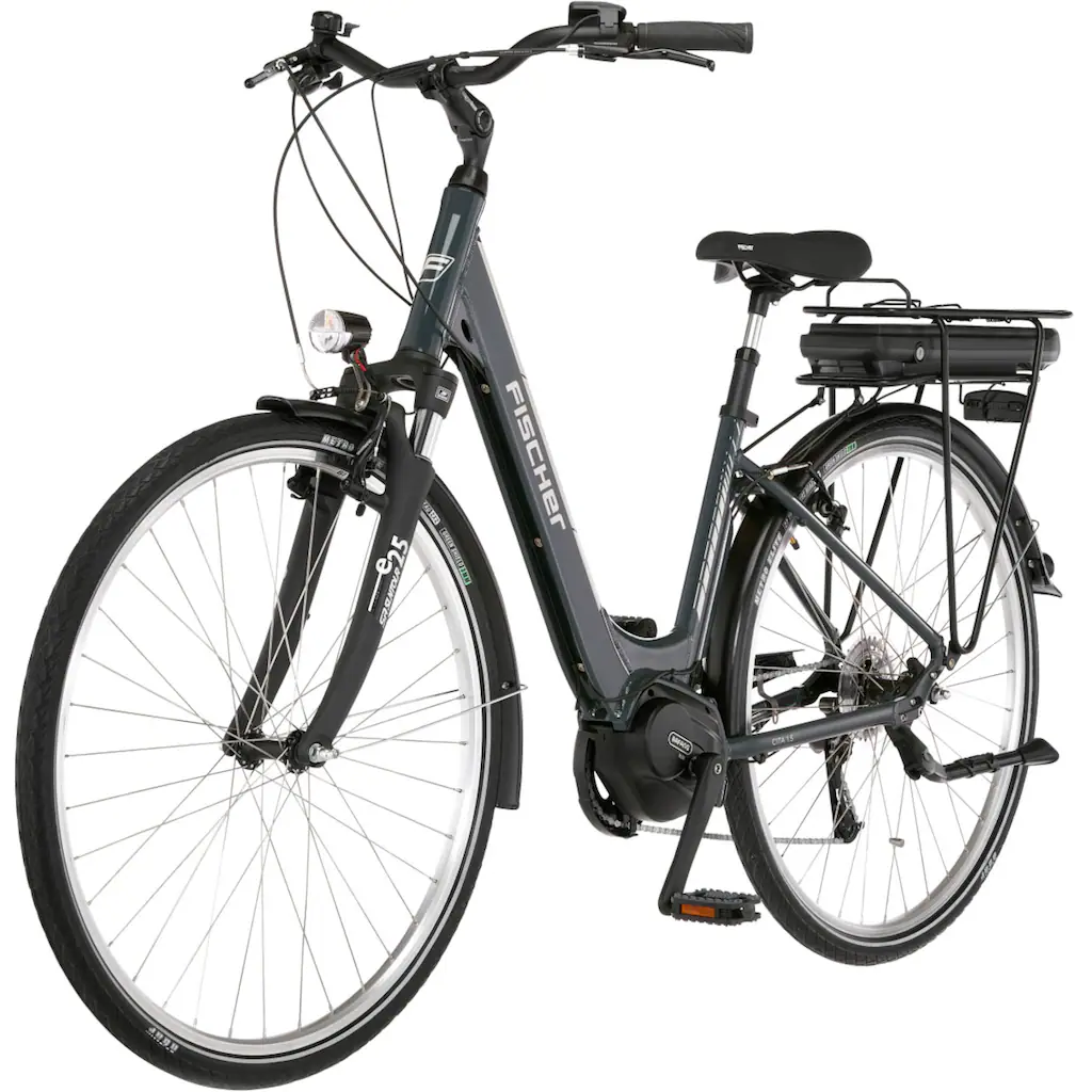 FISCHER Fahrrad E-Bike »CITA 1.5 522 44« 8 Gang Shimano Acera Mittelmotor 250 W (Schloss) Pedelec Elektrofahrrad für Damen u. Herren Cityrad auf Rechnung bestellen Zeitbegrenzte Promotion