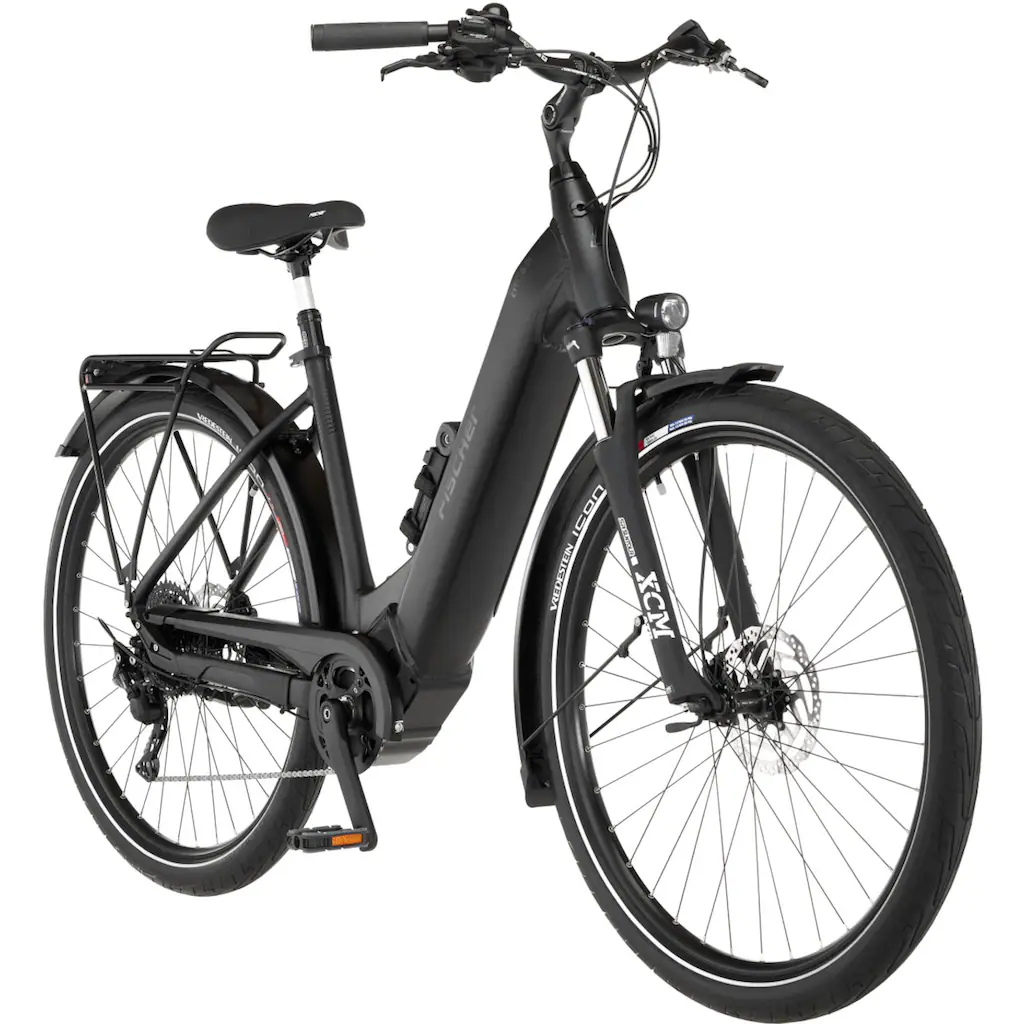 FISCHER Fahrrad E-Bike »CITA 8.0I 711« 10 Gang Shimano Nexus Mittelmotor 250 W (Schloss) Pedelec Elektrofahrrad für Damen u. Herren Cityrad auf Rechnung online bestellen Discount Store für neue Produkte