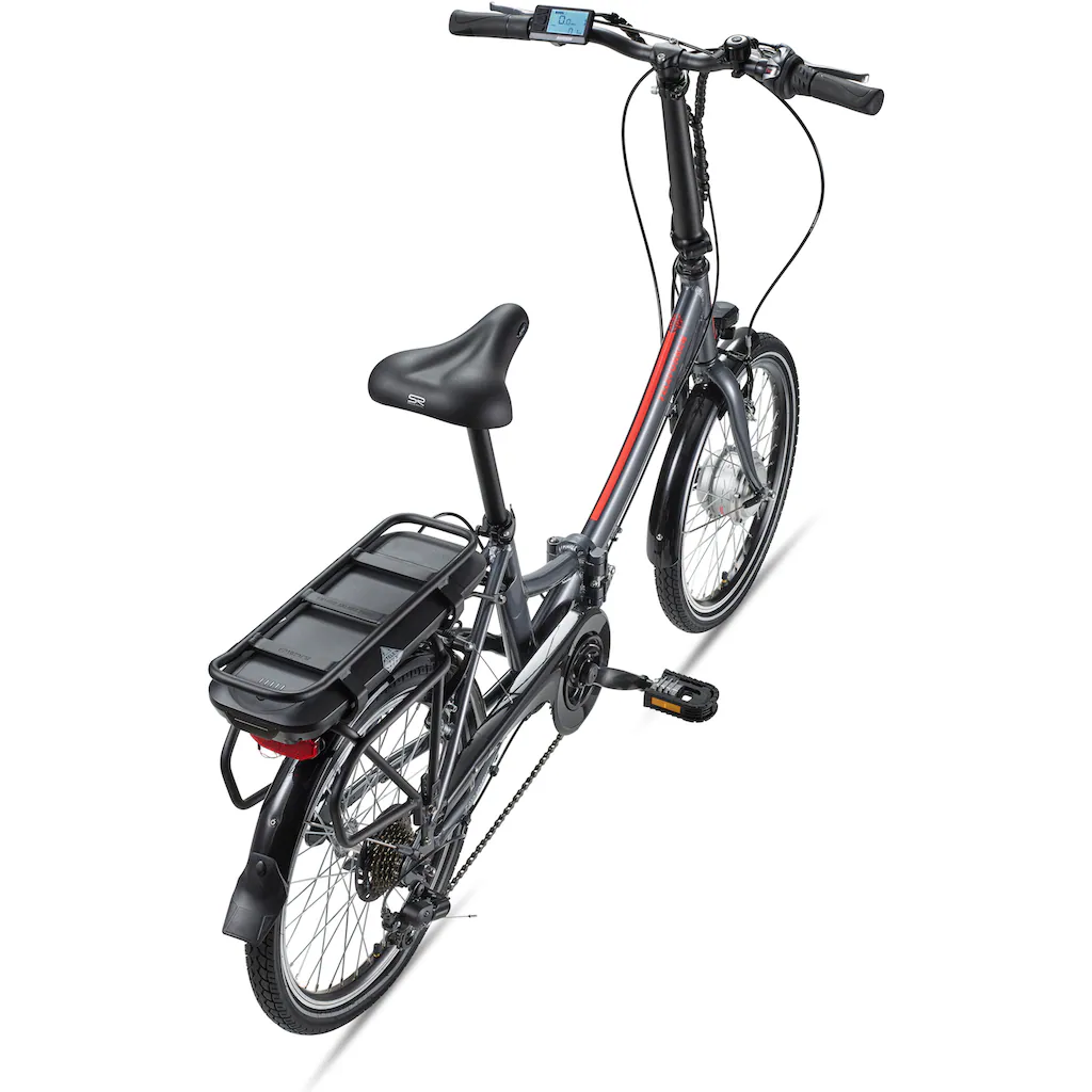 Telefunken E-Bike »Kompakt F810« 7 Gang Shimano Shimano Tourney Frontmotor 250 W Pedelec Elektrofahrrad für Damen u. Herren Faltrad auf Rechnung Clearance-Verkauf