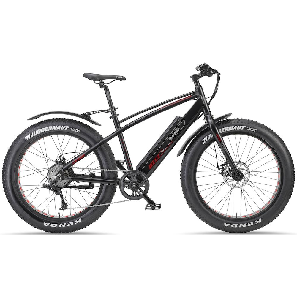Telefunken E-Bike »Aufsteiger FM350« 8 Gang Heckmotor 250 W (26 Zoll x 4 00 Breitreifen-ca. 100km Reichweite-Geländebike off road) Pedelec Elektrofahrrad für Damen u. Herren MTB Mountainbike auf Rechnung bestellen Kostenloser Versand international