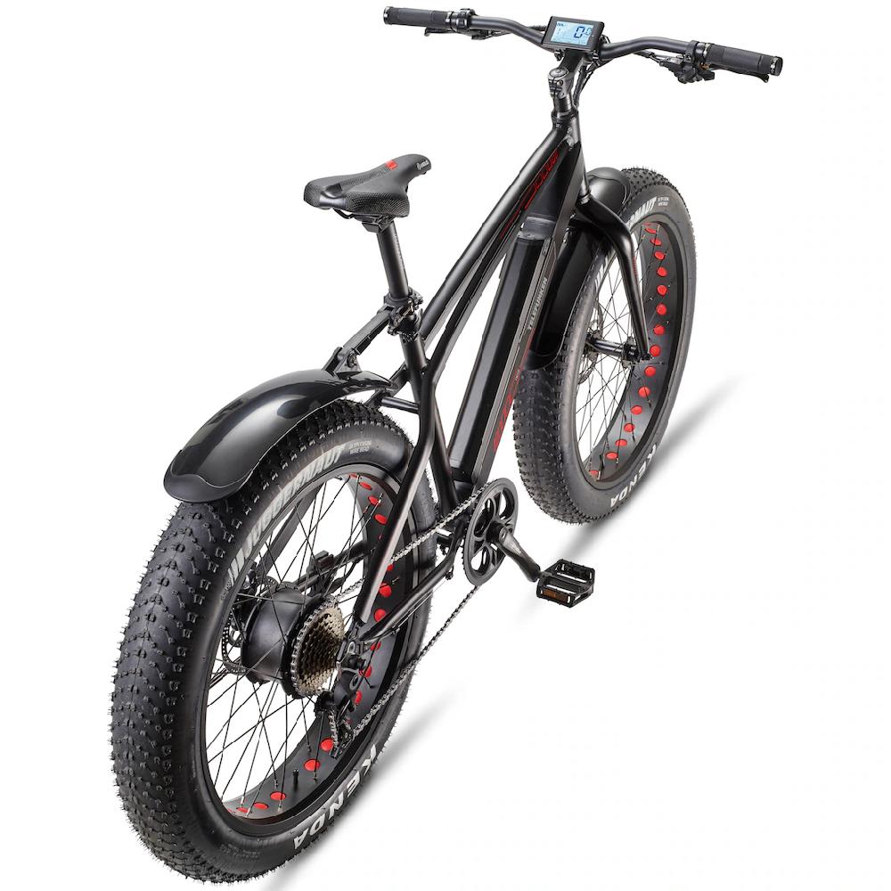 Telefunken E-Bike »Aufsteiger FM350« 8 Gang Heckmotor 250 W (26 Zoll x 4 00 Breitreifen-ca. 100km Reichweite-Geländebike off road) Pedelec Elektrofahrrad für Damen u. Herren MTB Mountainbike auf Rechnung bestellen Kostenloser Versand international