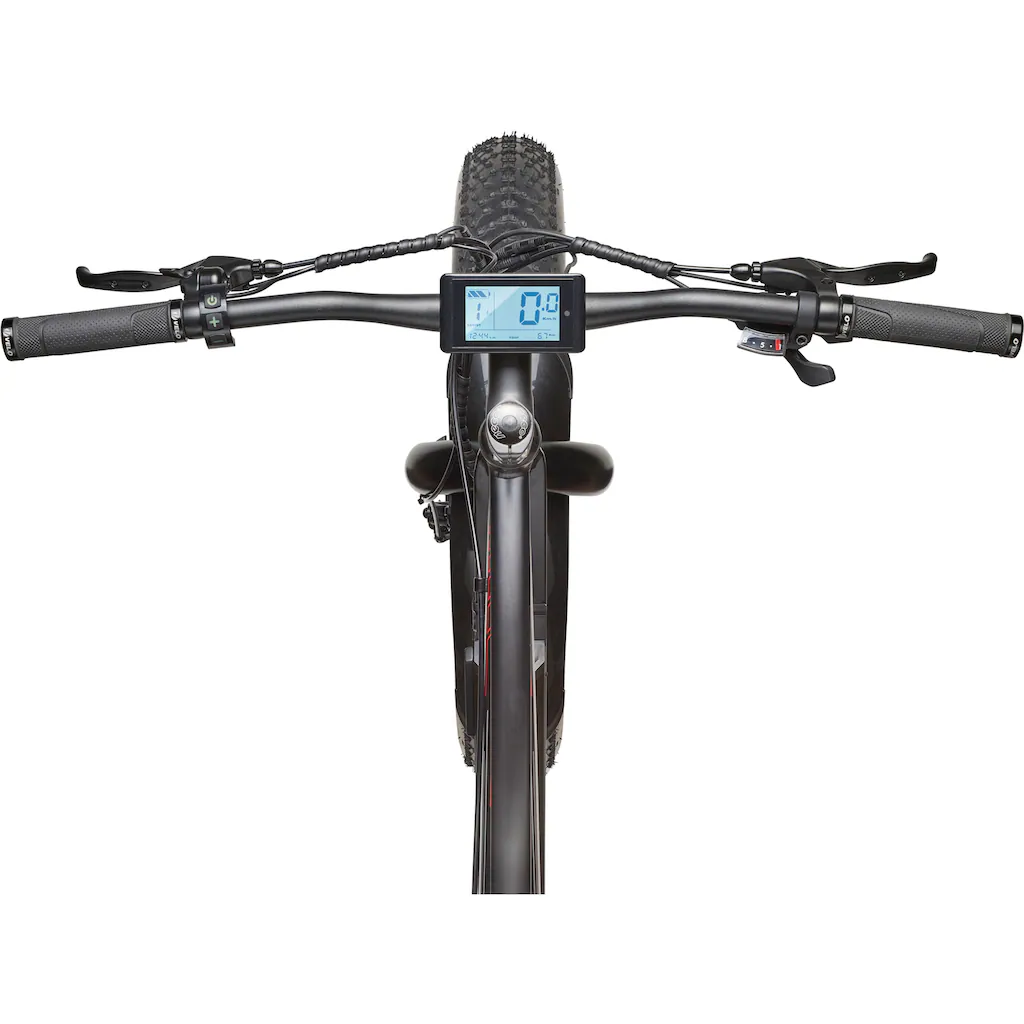 Telefunken E-Bike »Aufsteiger FM350« 8 Gang Heckmotor 250 W (26 Zoll x 4 00 Breitreifen-ca. 100km Reichweite-Geländebike off road) Pedelec Elektrofahrrad für Damen u. Herren MTB Mountainbike auf Rechnung bestellen Kostenloser Versand international