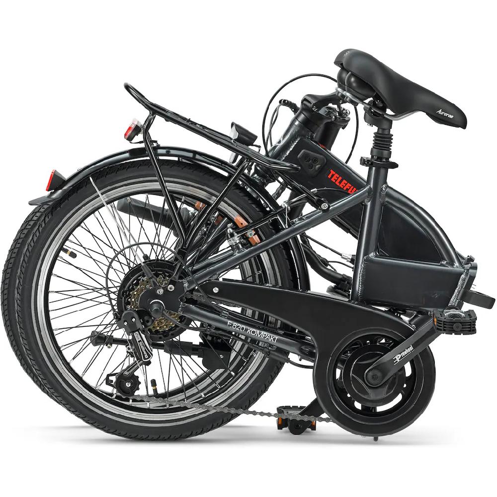 Telefunken E-Bike »Kompakt F820« 6 Gang Shimano Tourney Heckmotor 250 W Pedelec Elektrofahrrad für Damen u. Herren Faltrad auf Rechnung online bestellen Speichern exportieren
