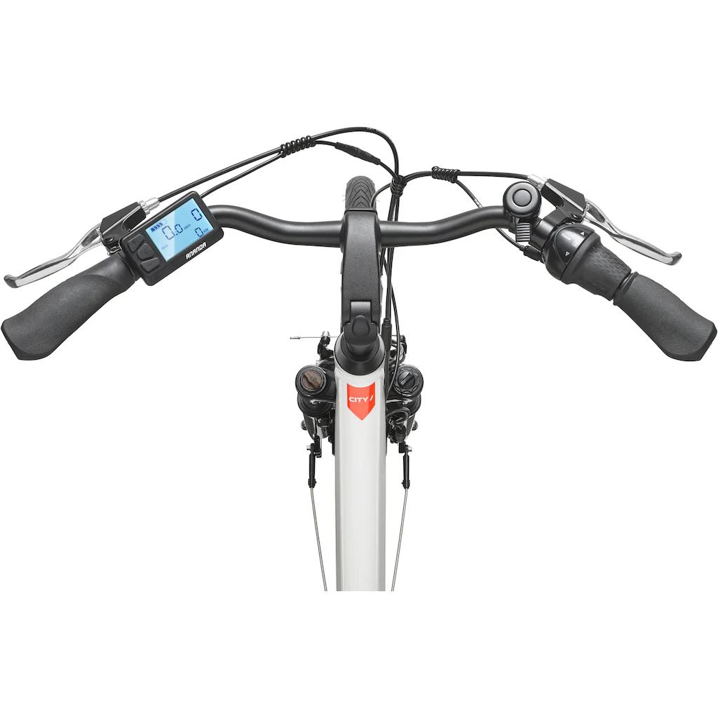 Telefunken E-Bike »Multitalent RC845« 7 Gang Shimano Frontmotor 250 W (28 Zoll Straßenzulassung ca. 100 km Reichweite) Pedelec Elektrofahrrad für Herren u. Damen tiefer Einstieg Cityrad Online