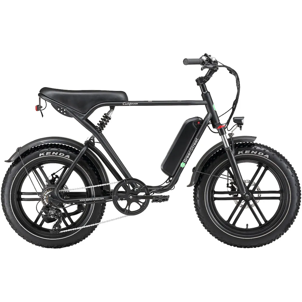 GreenStreet E-Bike »California« 7 Gang Shimano Heckmotor 250 W Pedelec Elektrofahrrad für Damen u. Herren MTB Mountainbike auf Raten Outlet