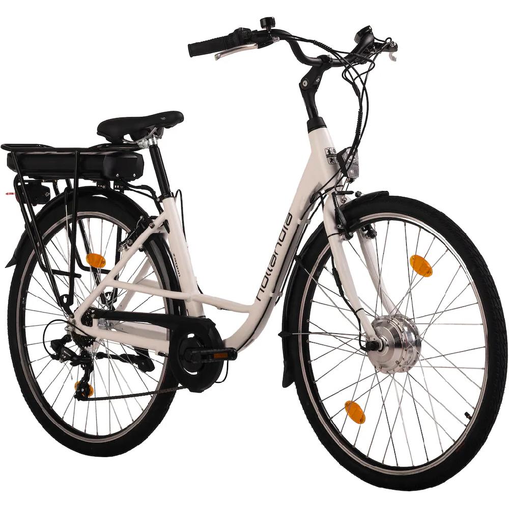 Hollandia E-Bike »Zagon« 6 Gang Shimano Tourney Frontmotor 250 W Pedelec Elektrofahrrad für Damen u. Herren Cityrad auf Rechnung Hotsell
