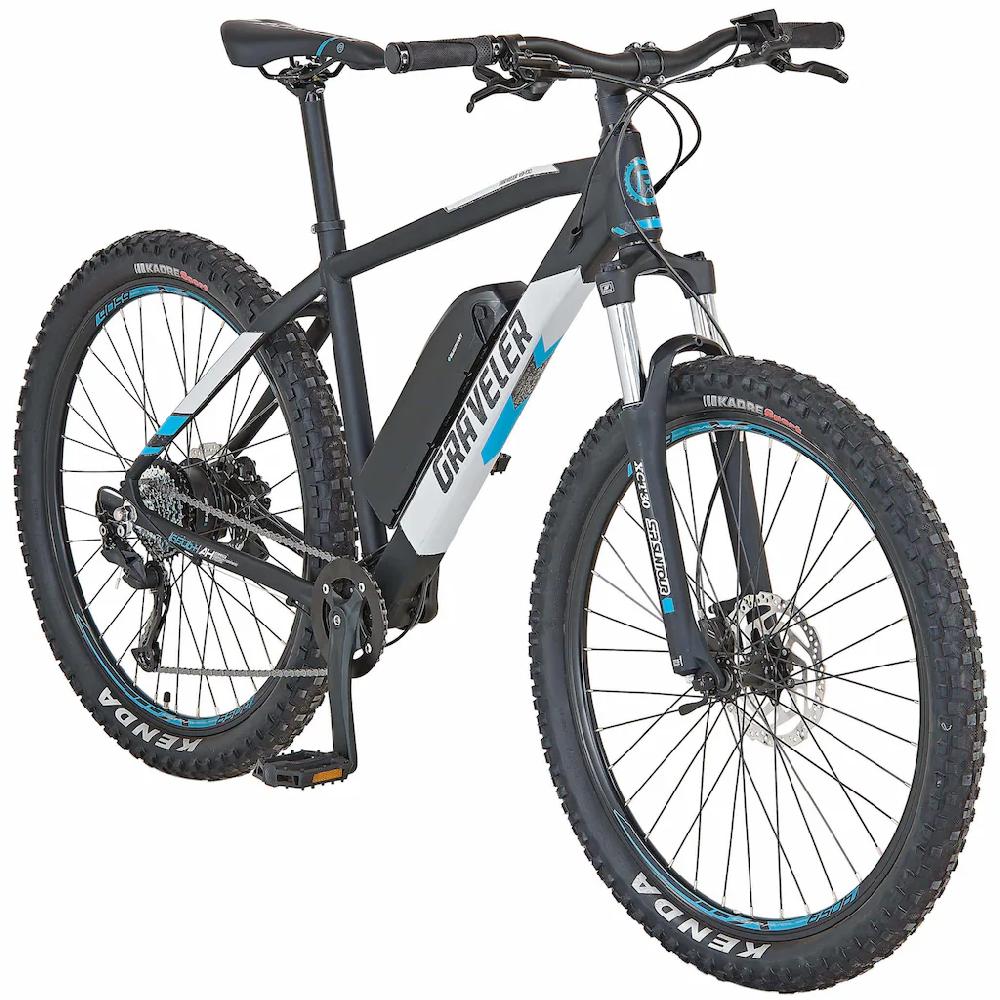 Prophete E-Bike »Graveler e9400« 8 Gang Shimano Heckmotor 250 W (mit Pannenset-mit Werkzeug-mit Beleuchtungsset-mit Fahrradtasche) Pedelec Elektrofahrrad für Damen u. Herren ATP Meist gekauft