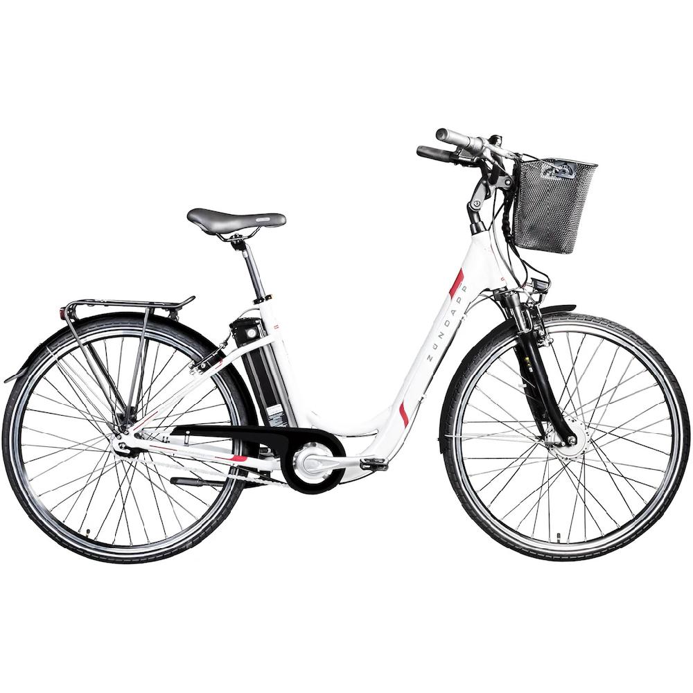 Zündapp E-Bike »Z517« 7 Gang Frontmotor 250 W E Bike Damenfahrrad 28 Zoll 155 - 190 cm mit 7 Gang Nabenschaltung auf Rechnung bestellen Fabrik Onlineshop