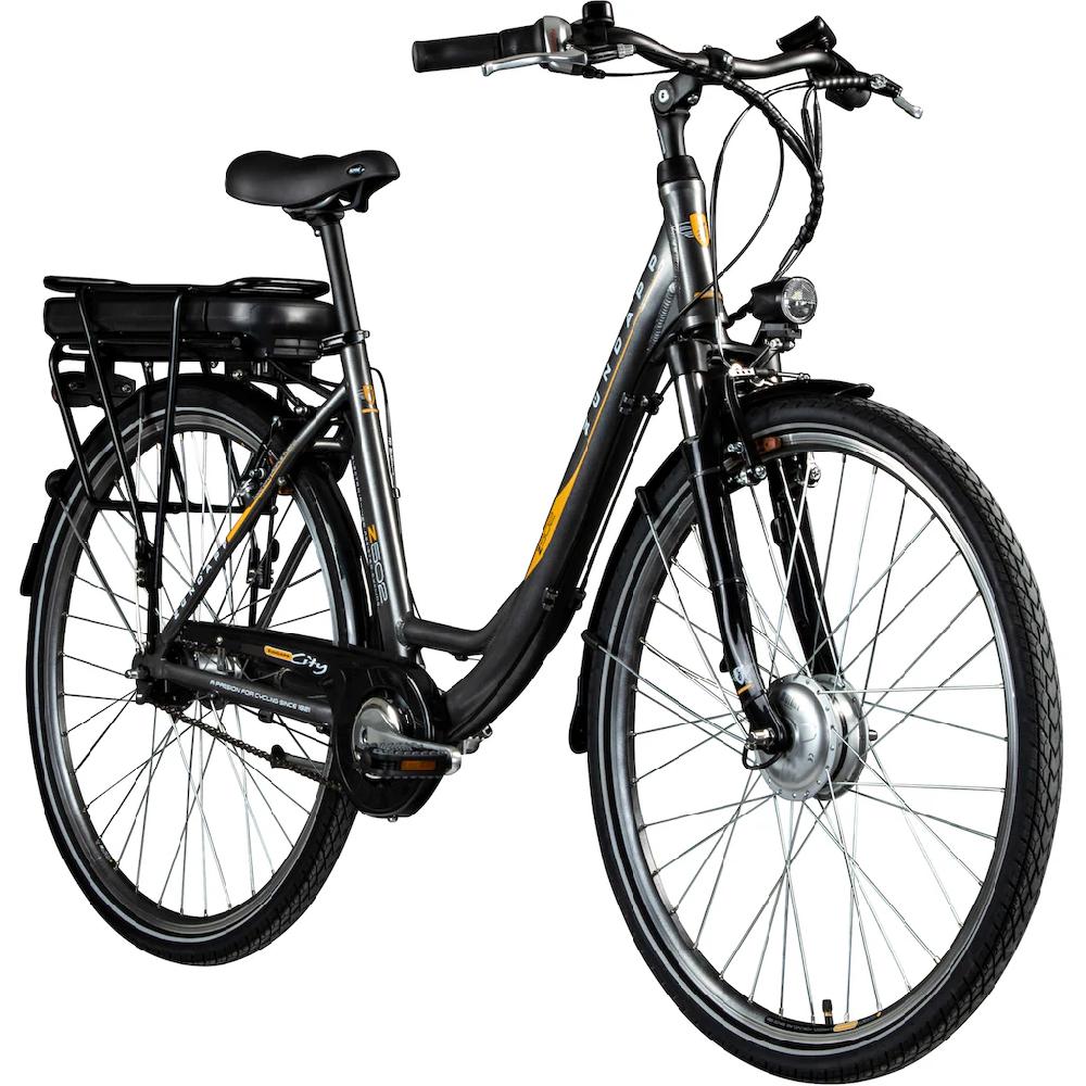 Zündapp E-Bike »Z502« 7 Gang Frontmotor 240 W Pedelec Elektrofahrrad für Damen u. Herren Cityrad auf Rechnung online bestellen Rabatt