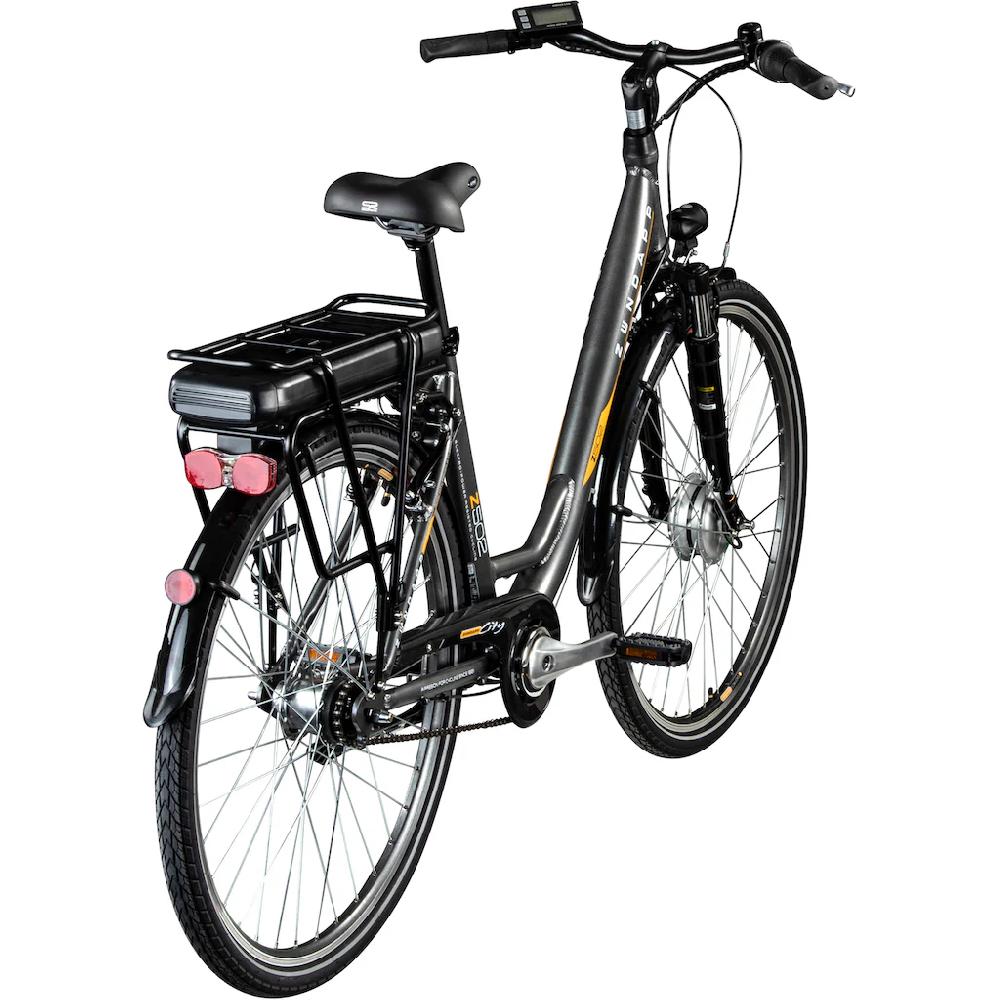 Zündapp E-Bike »Z502« 7 Gang Frontmotor 240 W Pedelec Elektrofahrrad für Damen u. Herren Cityrad auf Rechnung online bestellen Rabatt