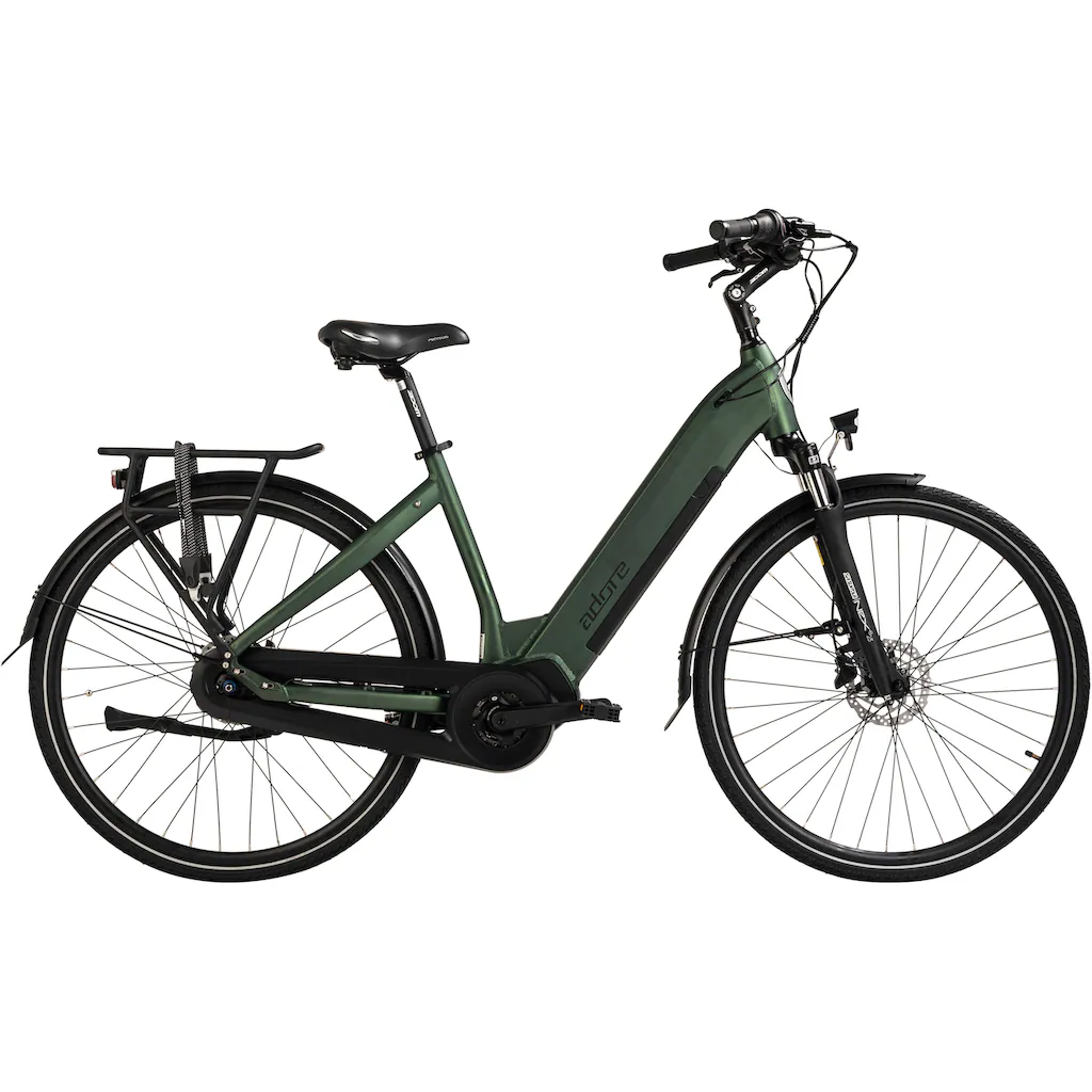 Adore E-Bike »CX-280« 8 Gang Shimano Nexus Mittelmotor 250 W Pedelec Elektrofahrrad für Damen u. Herren Cityrad Günstig kaufen