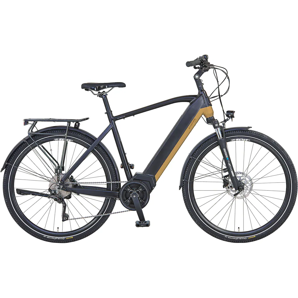 Prophete E-Bike »Entdecker InsideTwo« 10 Gang Shimano Deore Mittelmotor 250 W Pedelec Elektrofahrrad für Damen u. Herren Trekkingrad auf Raten Exklusivangebot