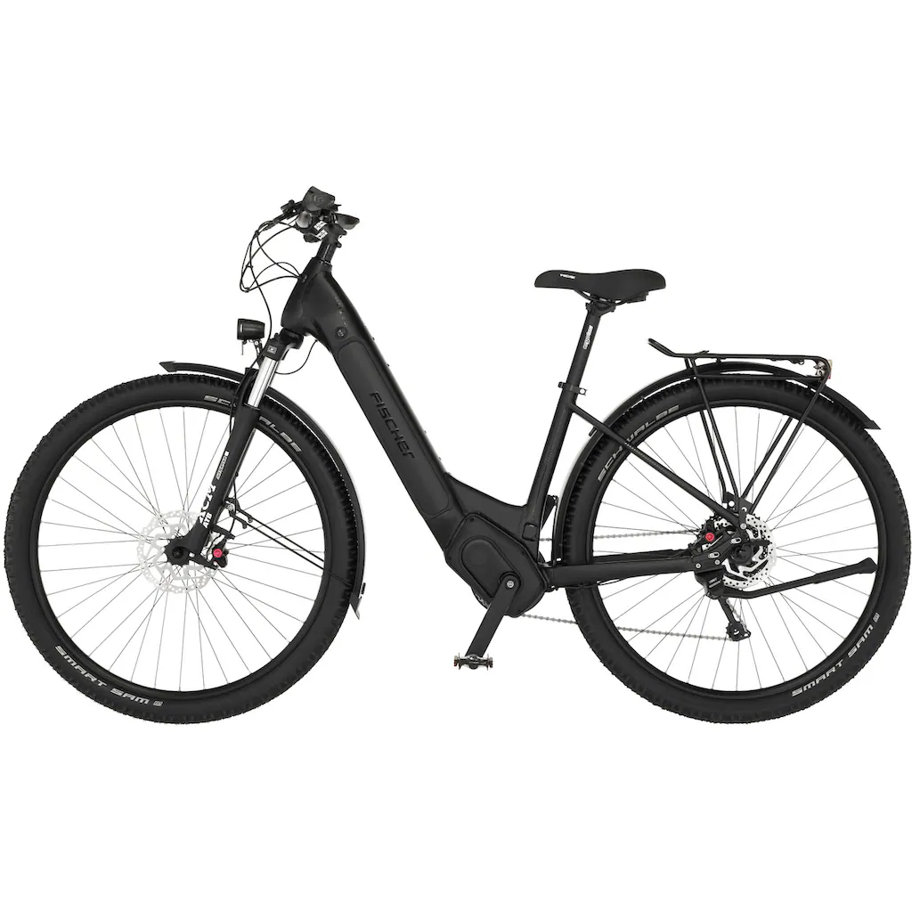 FISCHER Fahrrad E-Bike »TERRA 8.0i 43« 10 Gang Shimano Deore Mittelmotor 250 W (mit Fahrradschloss) Pedelec Elektrofahrrad für Damen u. Herren ATP auf Rechnung bestellen Saisonschlussverkauf