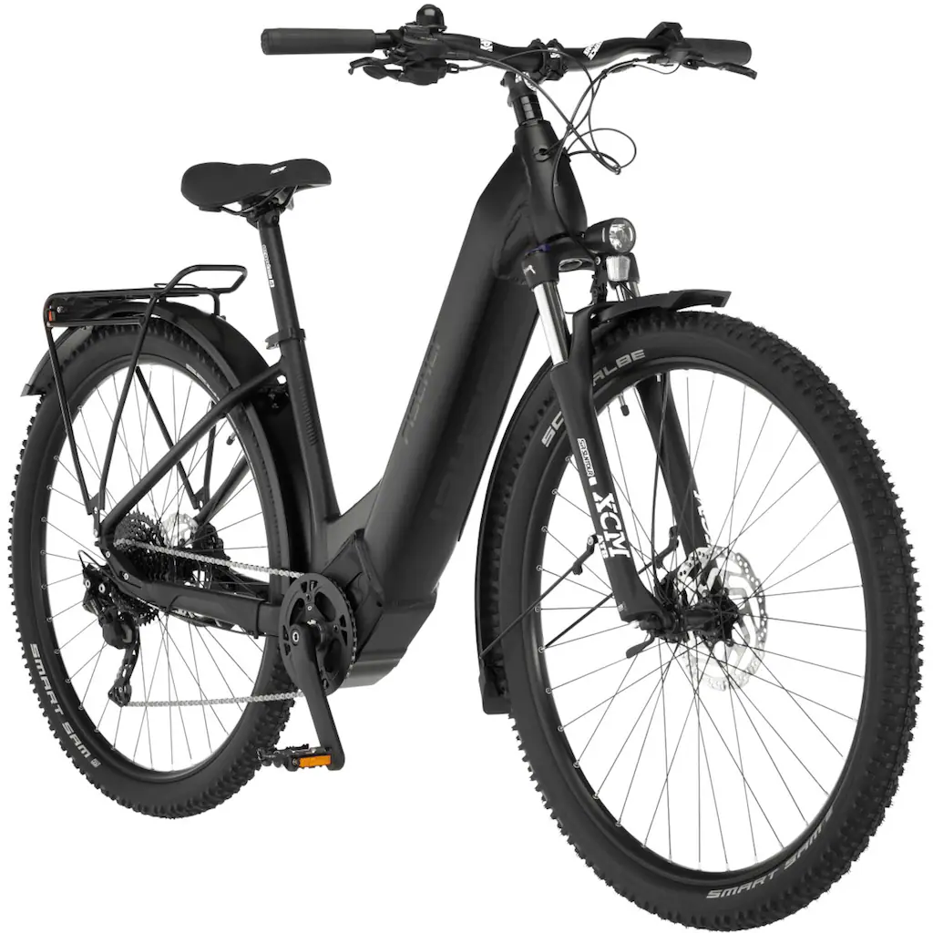FISCHER Fahrrad E-Bike »TERRA 8.0i 43« 10 Gang Shimano Deore Mittelmotor 250 W (mit Fahrradschloss) Pedelec Elektrofahrrad für Damen u. Herren ATP auf Rechnung bestellen Saisonschlussverkauf