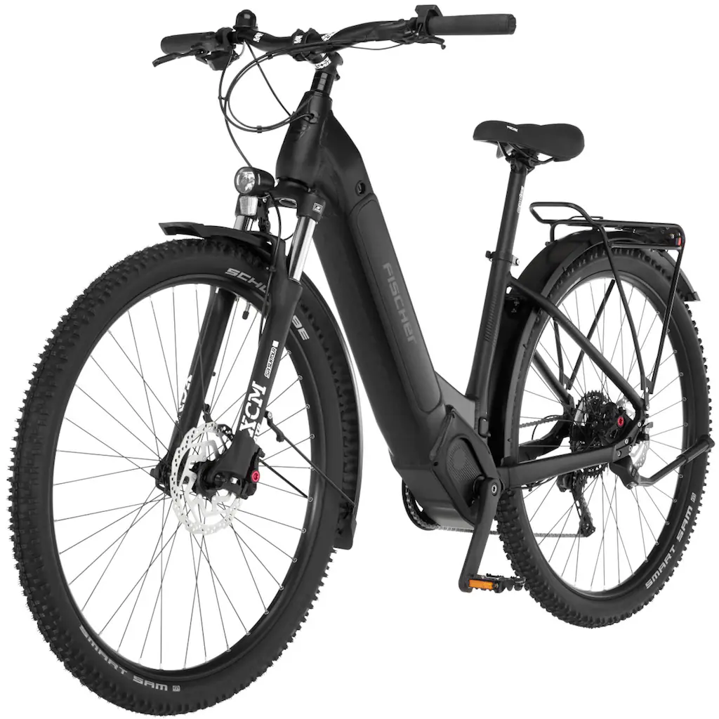 FISCHER Fahrrad E-Bike »TERRA 8.0i 43« 10 Gang Shimano Deore Mittelmotor 250 W (mit Fahrradschloss) Pedelec Elektrofahrrad für Damen u. Herren ATP auf Rechnung bestellen Saisonschlussverkauf