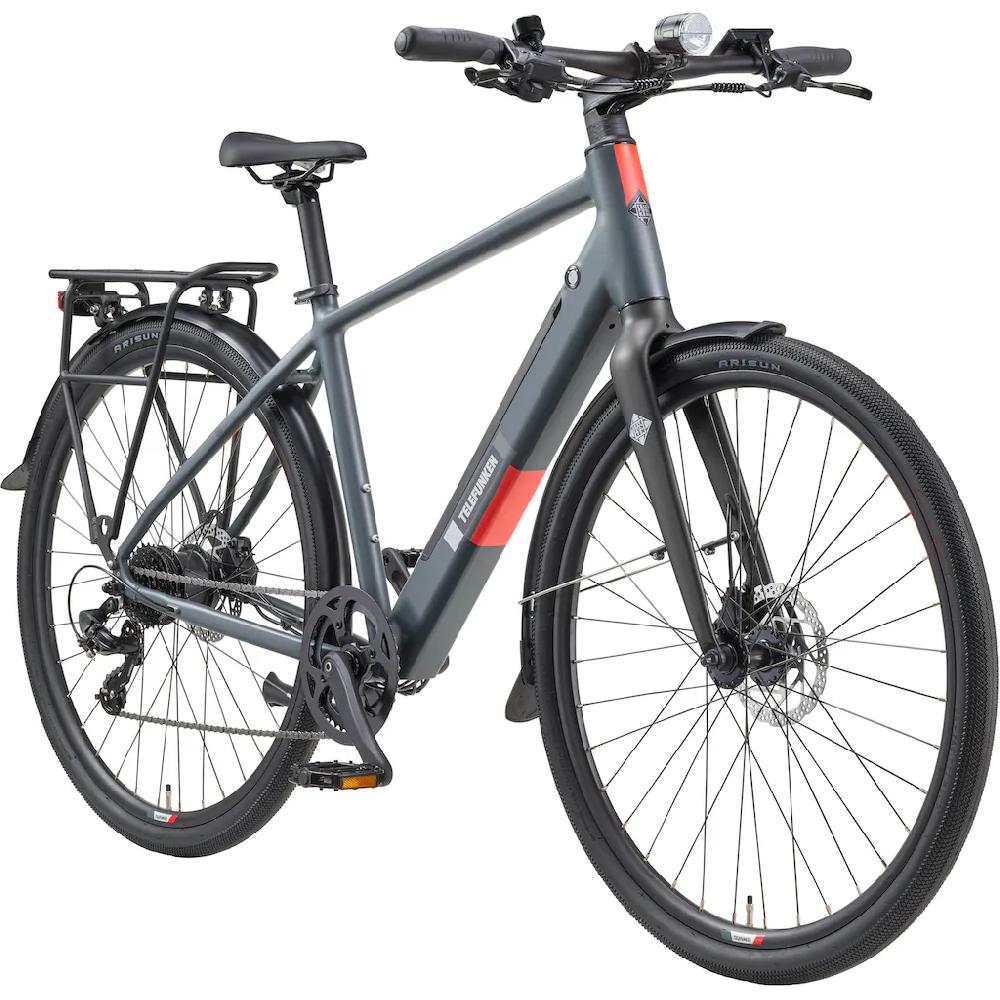 Telefunken E-Bike »UH210 Herren« 7 Gang Shimano Heckmotor 250 W (28 Zoll Straßenzulassung Drehmomentsensor) Pedelec Elektrofahrrad für Herren Urbanbike Cityrad auf Rechnung kaufen Lagerräumung