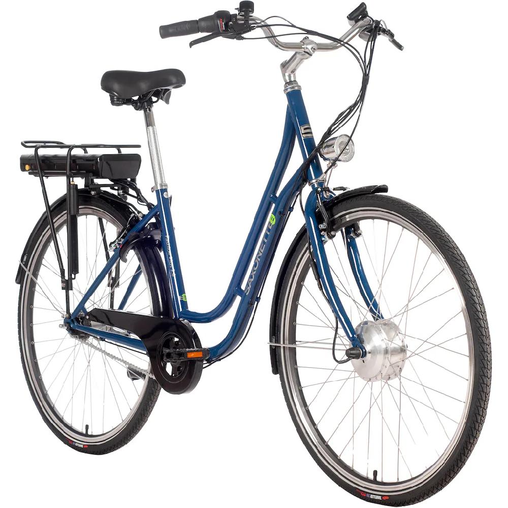 SAXONETTE E-Bike »Fashion Plus 2.0« 7 Gang Shimano Frontmotor 250 W Pedelec Elektrofahrrad für Damen u. Herren Cityrad Exklusive Angebote