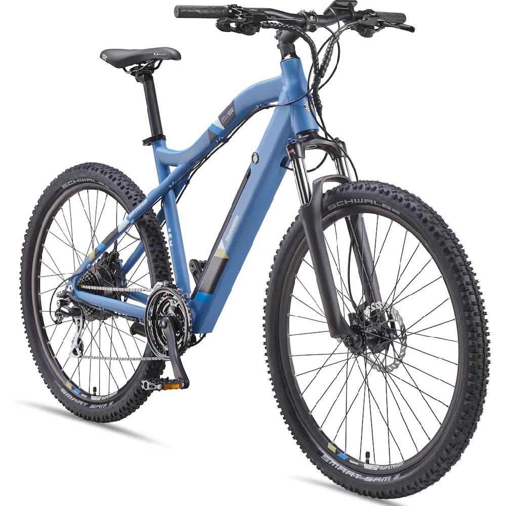 Telefunken E-Bike »Aufsteiger M922« 24 Gang Shimano Acera Heckmotor 250 W Pedelec Elektrofahrrad für Damen u. Herren MTB Mountainbike Große Rabatte