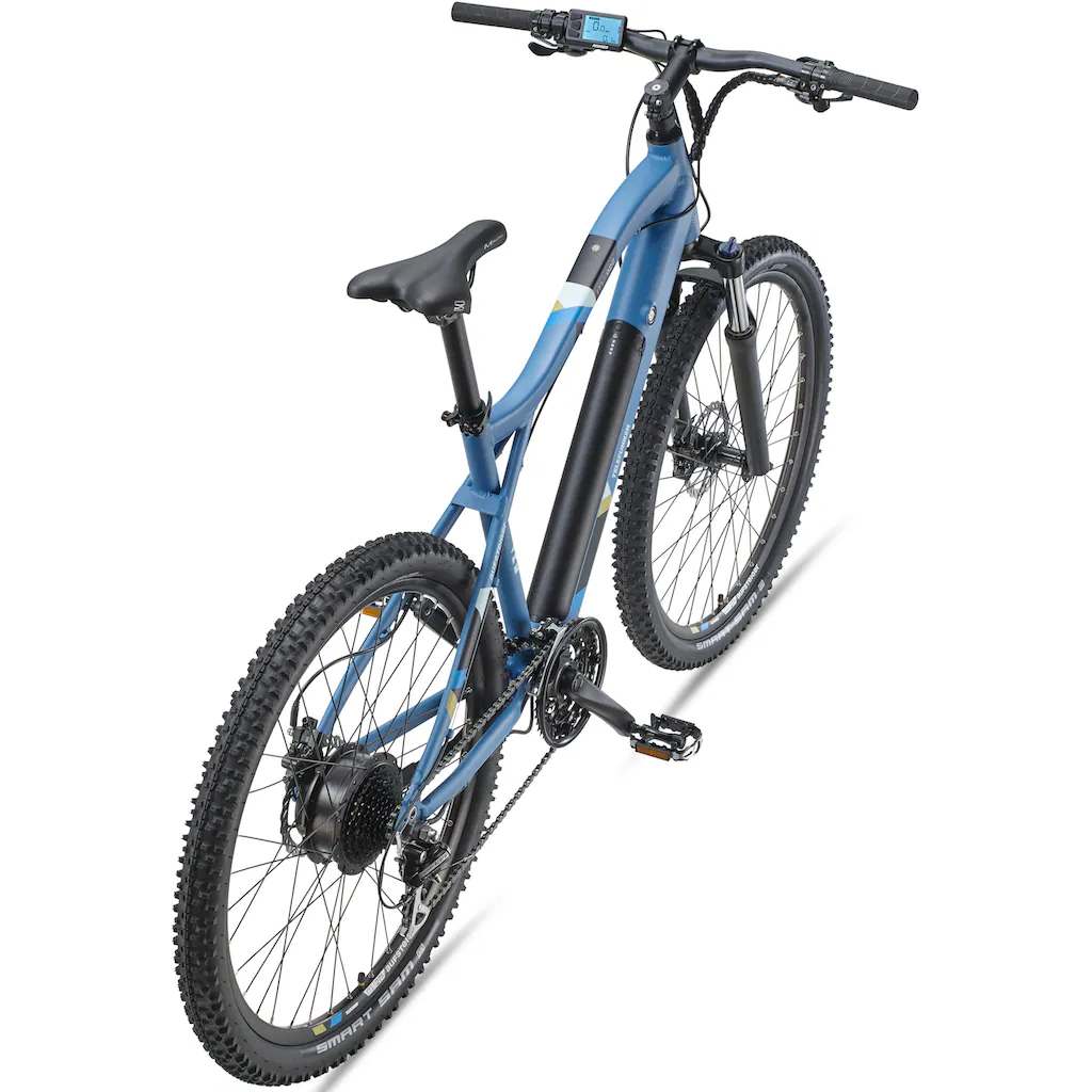 Telefunken E-Bike »Aufsteiger M922« 24 Gang Shimano Acera Heckmotor 250 W Pedelec Elektrofahrrad für Damen u. Herren MTB Mountainbike Große Rabatte