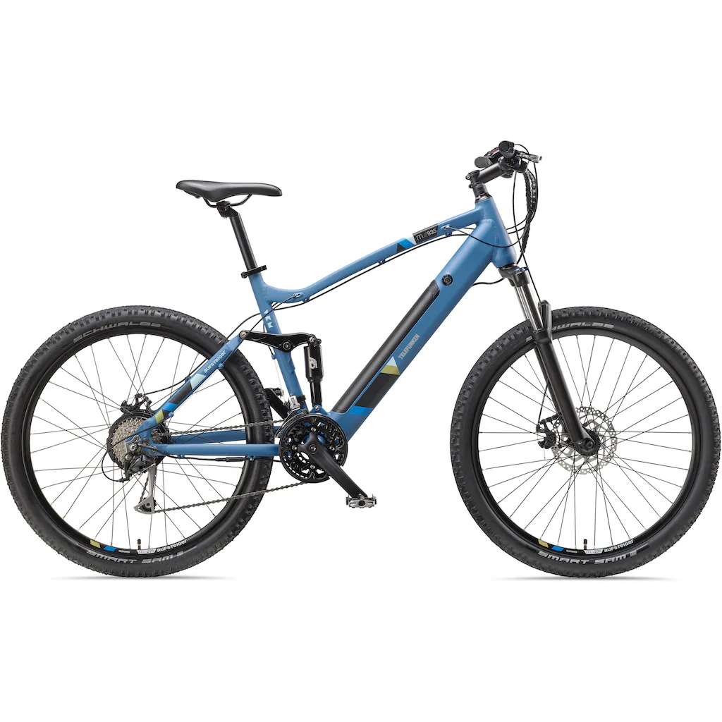 Telefunken E-Bike »Aufsteiger M935« 24 Gang Shimano Acera Heckmotor 250 W Pedelec Elektrofahrrad für Damen u. Herren MTB Mountainbike auf Raten Saisonale Angebote