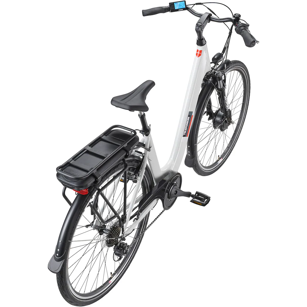 Telefunken E-Bike »Multitalent RC825« 7 Gang Shimano Frontmotor 250 W (28 Zoll Straßenzulassung ca. 100 km Reichweite) Pedelec Elektrofahrrad für Herren u. Damen tiefer Einstieg Cityrad auf Rechnung online kaufen Tiefpreis