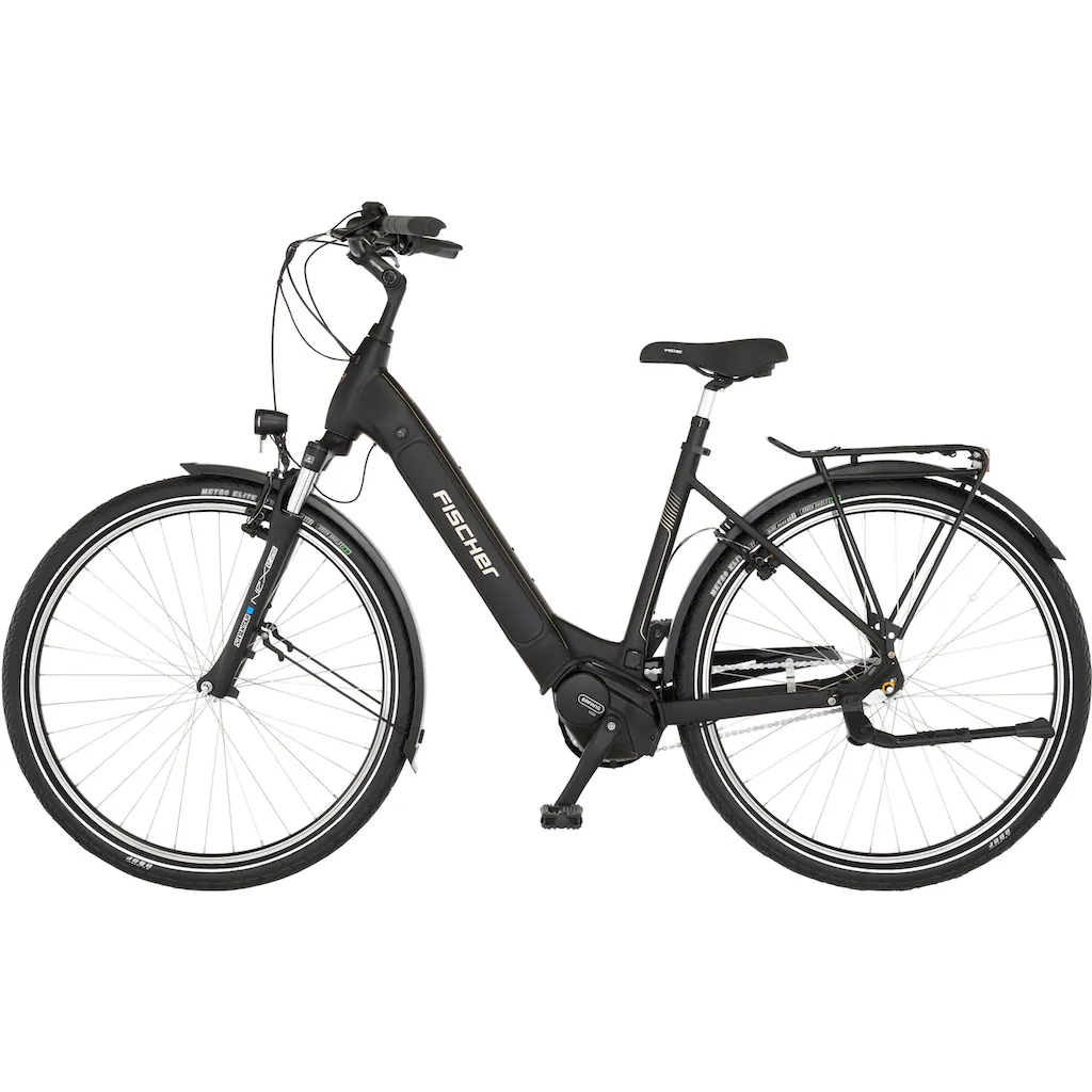 FISCHER Fahrrad E-Bike »CITA 2.2I 522« 3 Gang Shimano Nexus Mittelmotor 250 W (Schloss) Pedelec Elektrofahrrad für Damen u. Herren Cityrad Wochenangebot