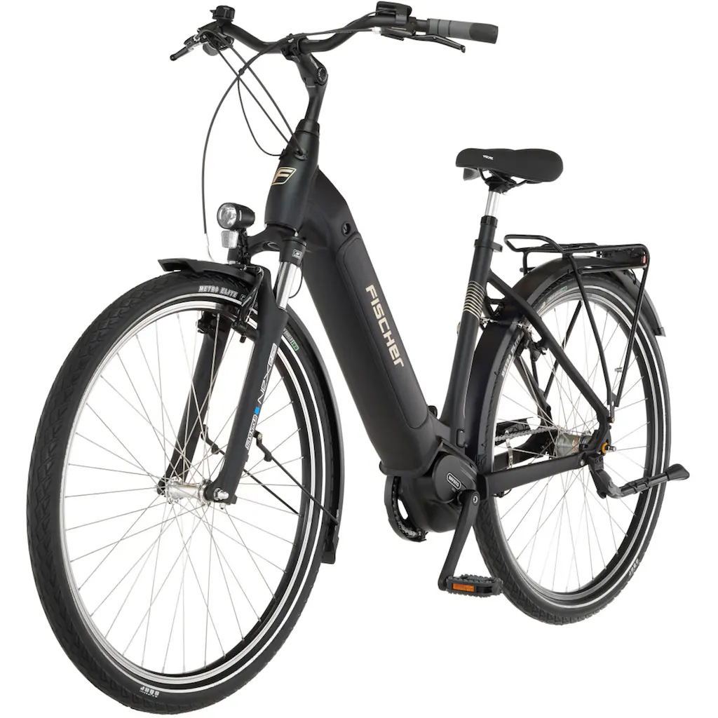 FISCHER Fahrrad E-Bike »CITA 2.2I 522« 3 Gang Shimano Nexus Mittelmotor 250 W (Schloss) Pedelec Elektrofahrrad für Damen u. Herren Cityrad Wochenangebot