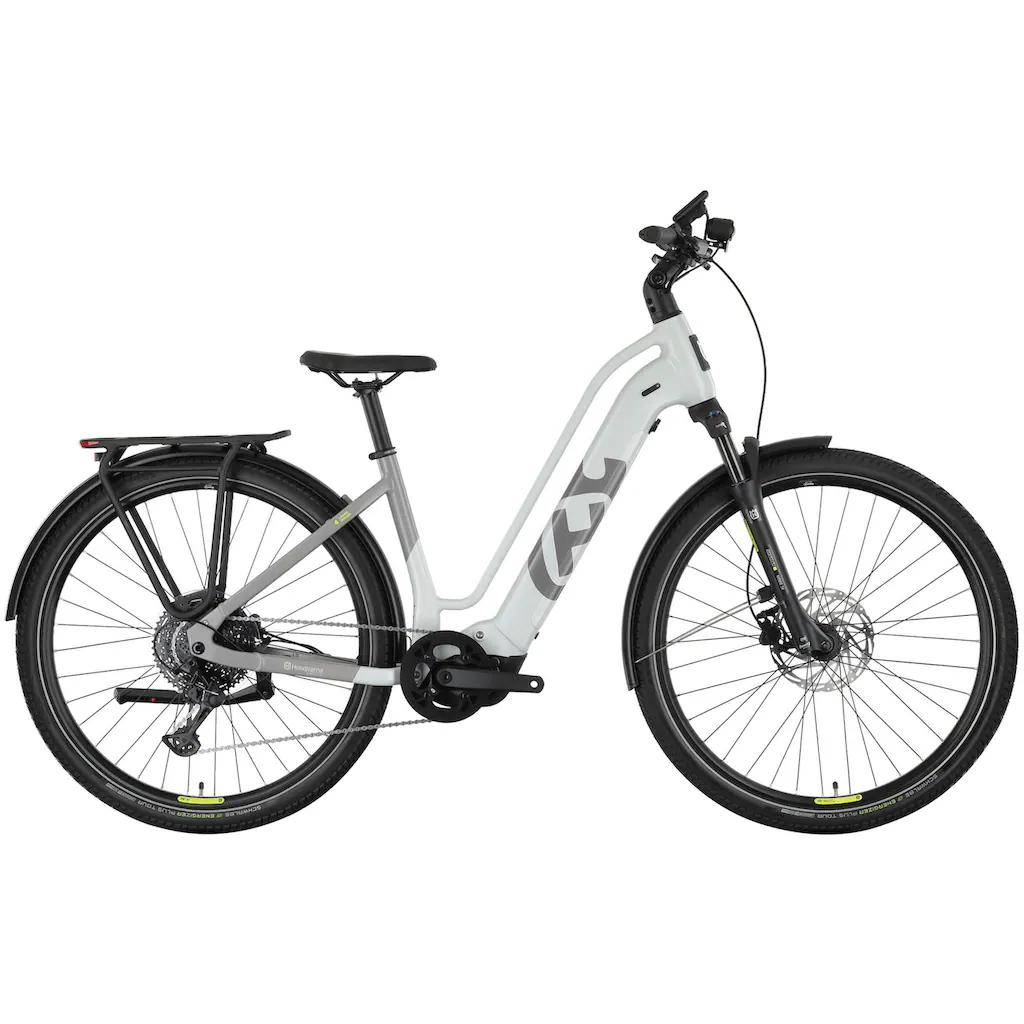 Husqvarna E-BICYCLES E-Bike »E-Trekkingbike Grand Pather 4« 11 Gang Tektro RD-M550 Mittelmotor 250 W (tiefer Einstieg 28" Yamaha Motor Scheibenbremsen Straßenzulassung) Pedelec Elektrofahrrad für Herren Trekkingrad auf Rechn Begrenzte Freigabe