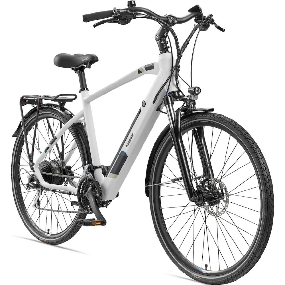 Telefunken E-Bike »Expedition XC941« 24 Gang Shimano Acera Heckmotor 250 W (ca. 100 km Reichweite-hydraulische Scheibenbremsen-Straßenzulassung) Trekking Elektrofahrrad Herren 28 Zoll 36 V 417 6 Wh Akku Pedelec JETZT KAUFEN
