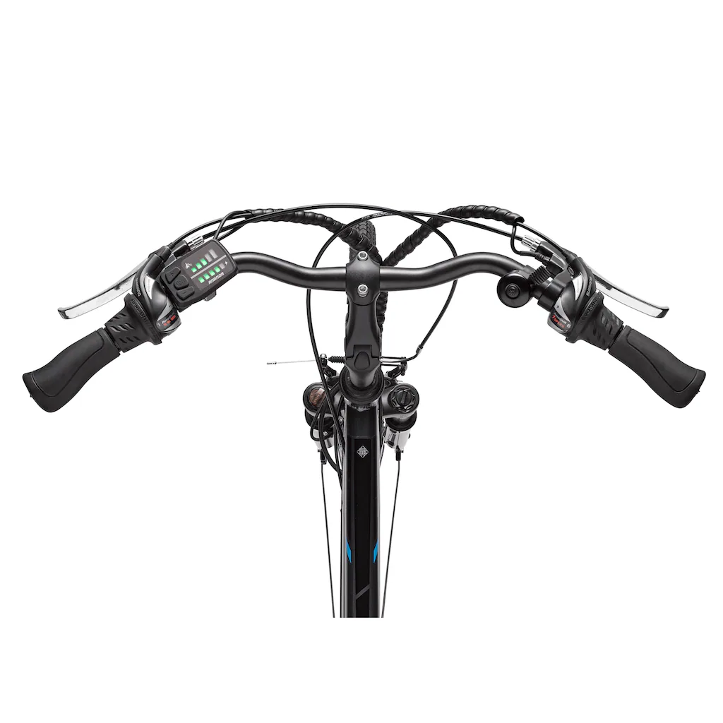 Telefunken E-Bike »Expedition XT481« 21 Gang Shimano Heckmotor 250 W (mit Fahrradtasche) Pedelec Elektrofahrrad für Herren Trekkingrad auf Rechnung Nur für heute