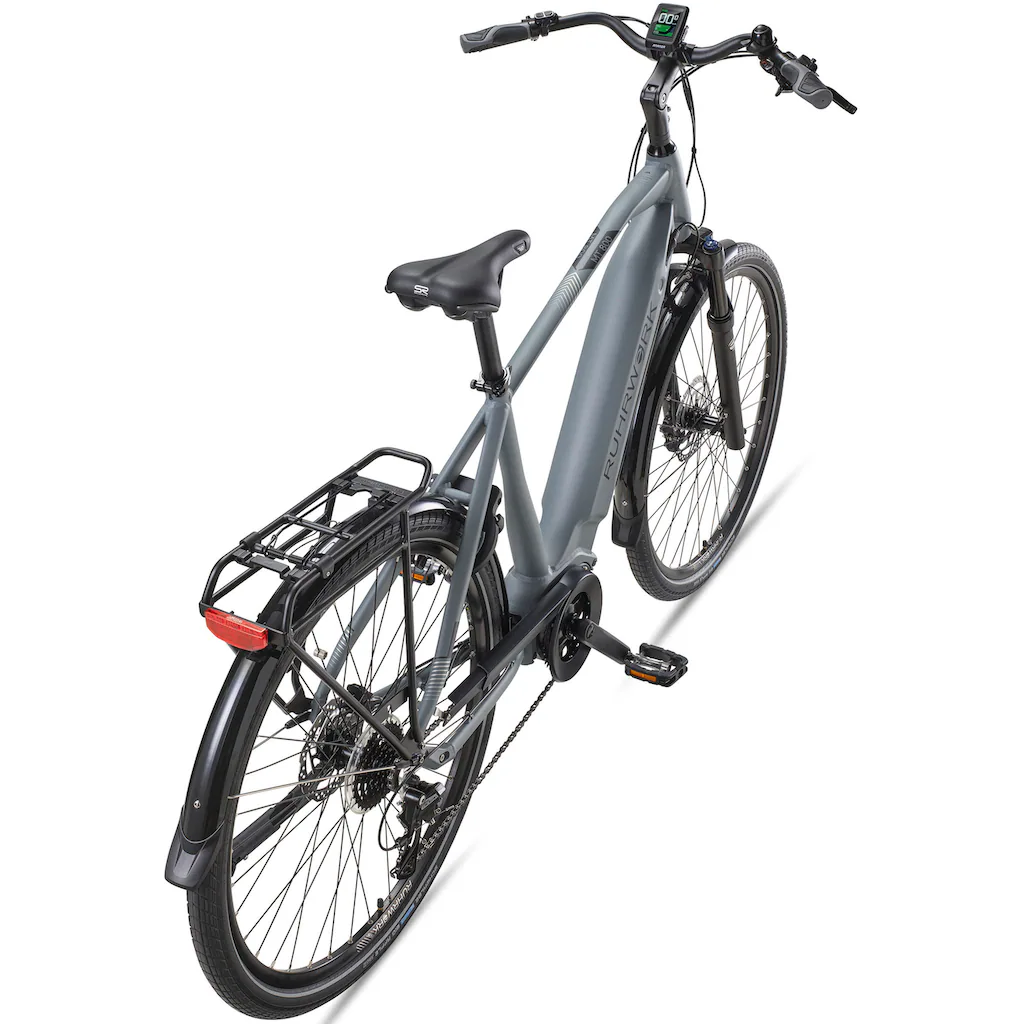 RUHRWERK E-Bike »MT800 Herren« 8 Gang Shimano Acera Mittelmotor 250 W Pedelec Elektrofahrrad für Herren Trekkingrad auf Rechnung bestellen Riesige Rabatte