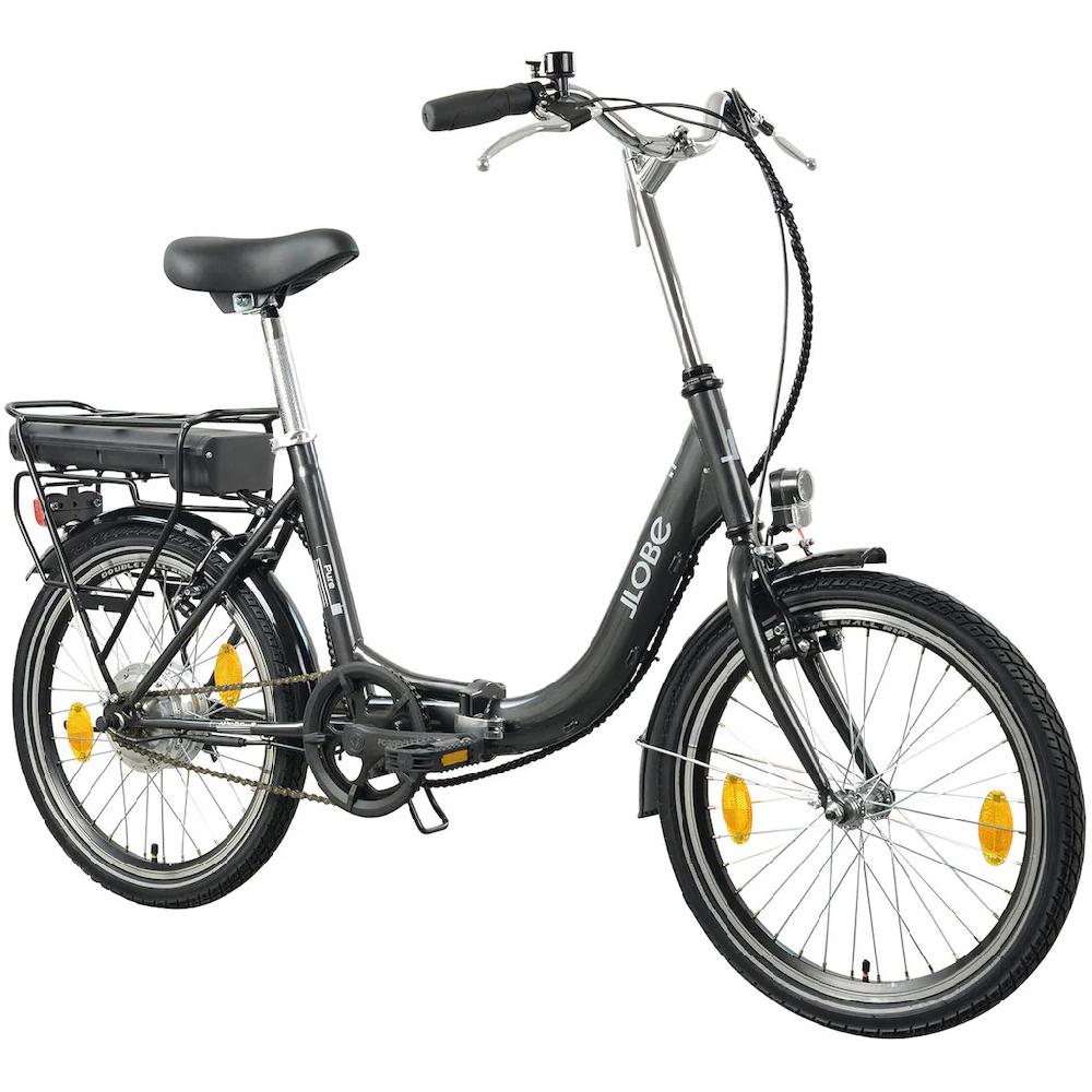 LLobe E-Bike »Elektro Faltrad 20" Pure anthrazit« Heckmotor 250 W Fabrikladen