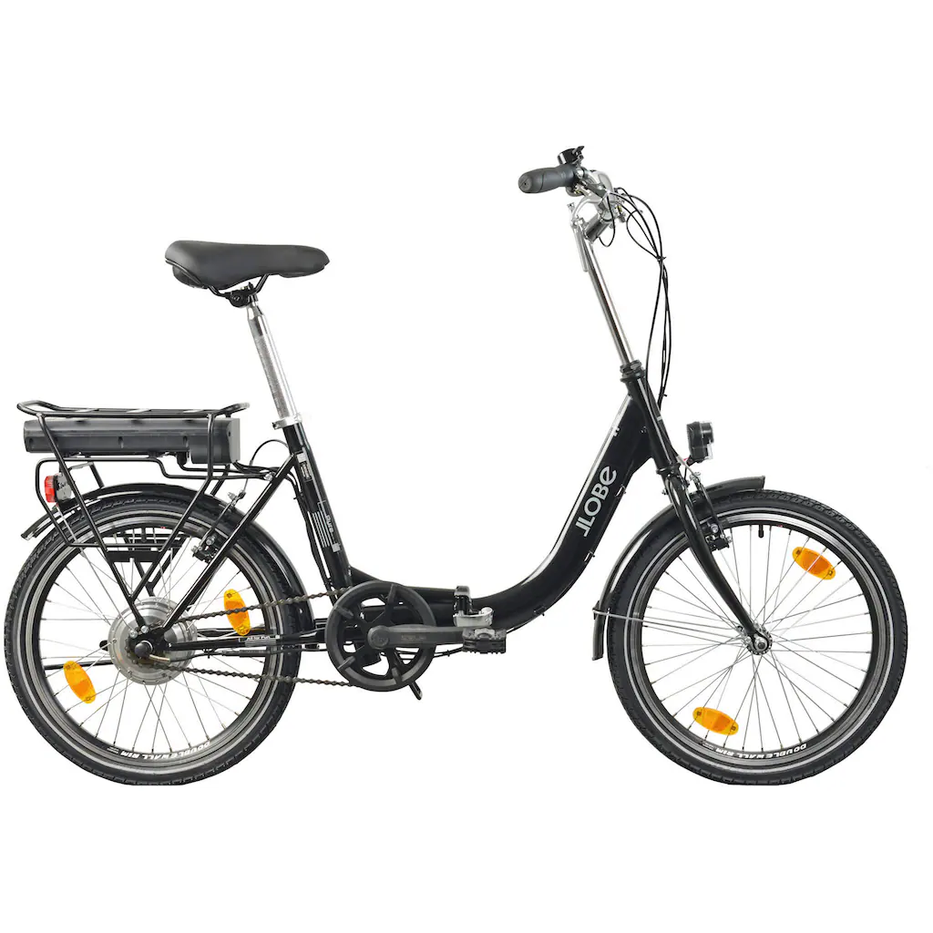 LLobe E-Bike »Elektro Faltrad 20" Pure schwarz« Heckmotor 250 W Begrenzt auf 3 Tage